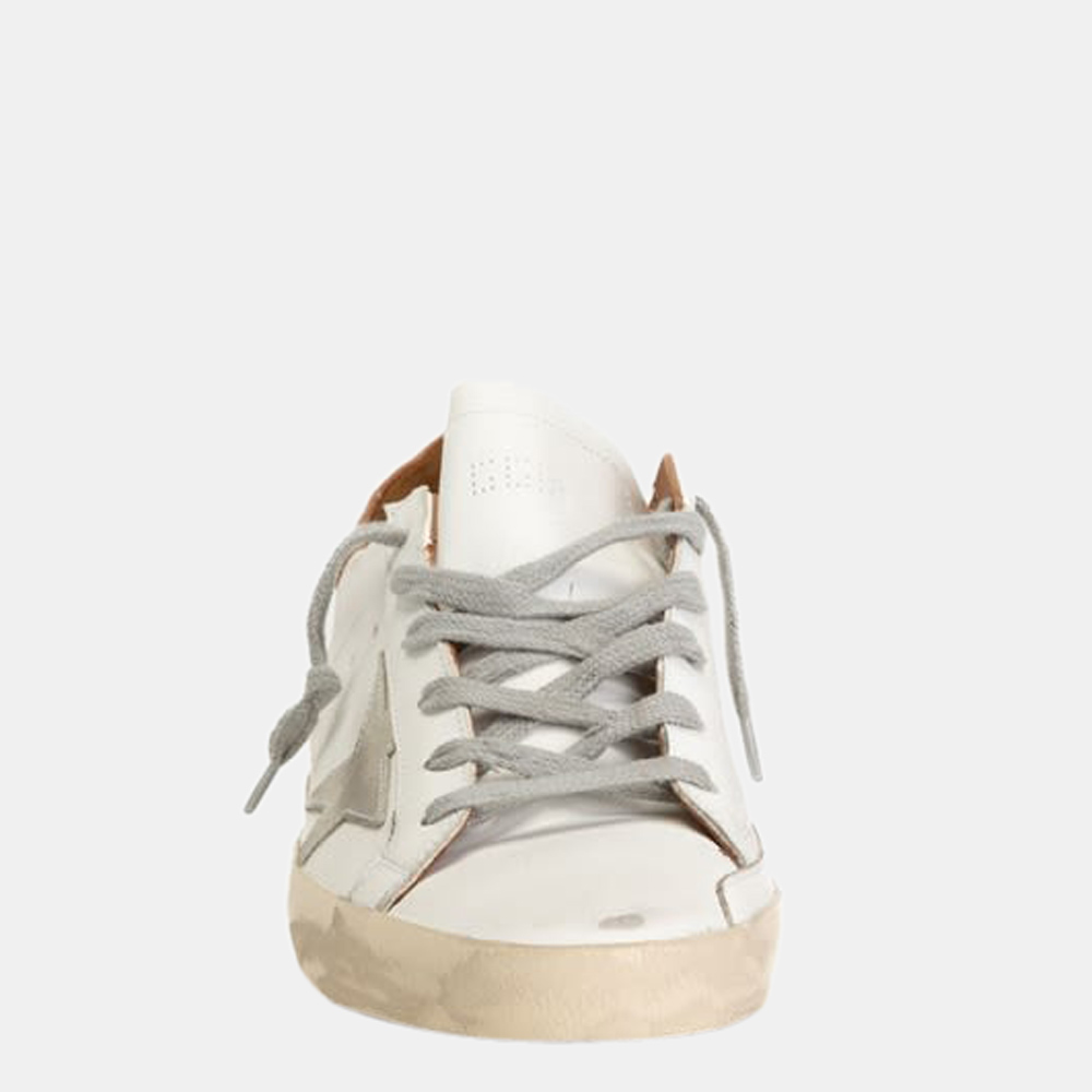 

Golden Goose white/brown Super-star Sneaker Size EU