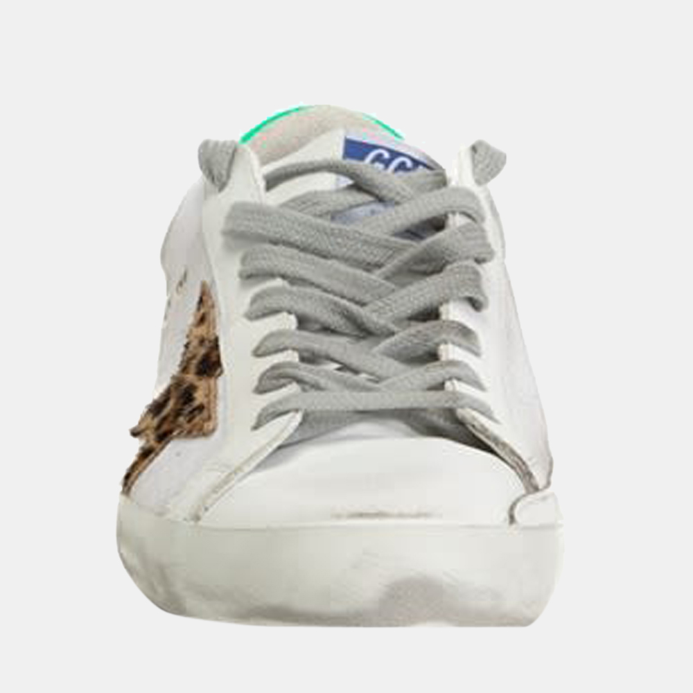 

Golden Goose White Leather Super-Star sneakers Size EU