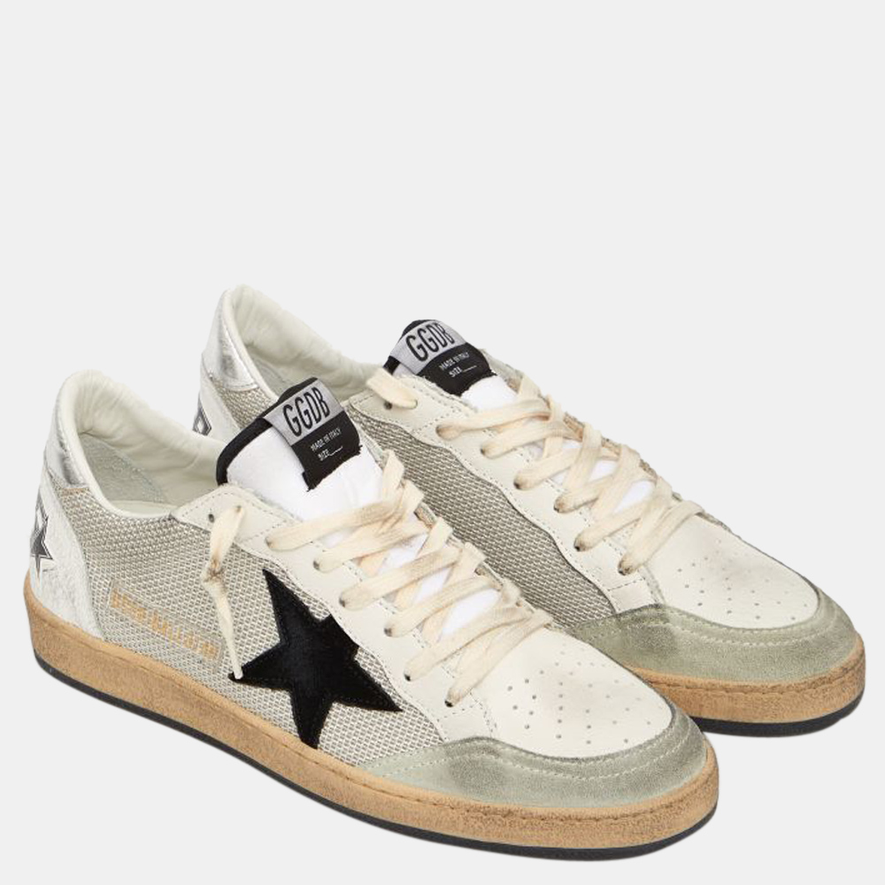 

Golden Goose White/Black Ball Star Sneakers Size EU