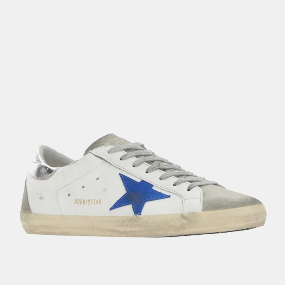 

Golden Goose White/Blue Deluxe Brand Sneakers Size EU