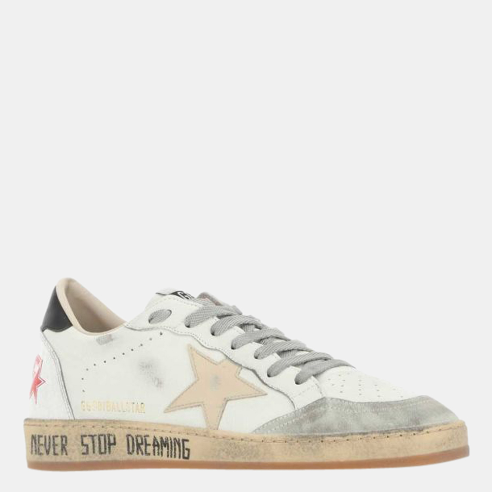 

Golden Goose White Ballstar "Never Stop Dreaming" Sneakers Size EU, Multicolor