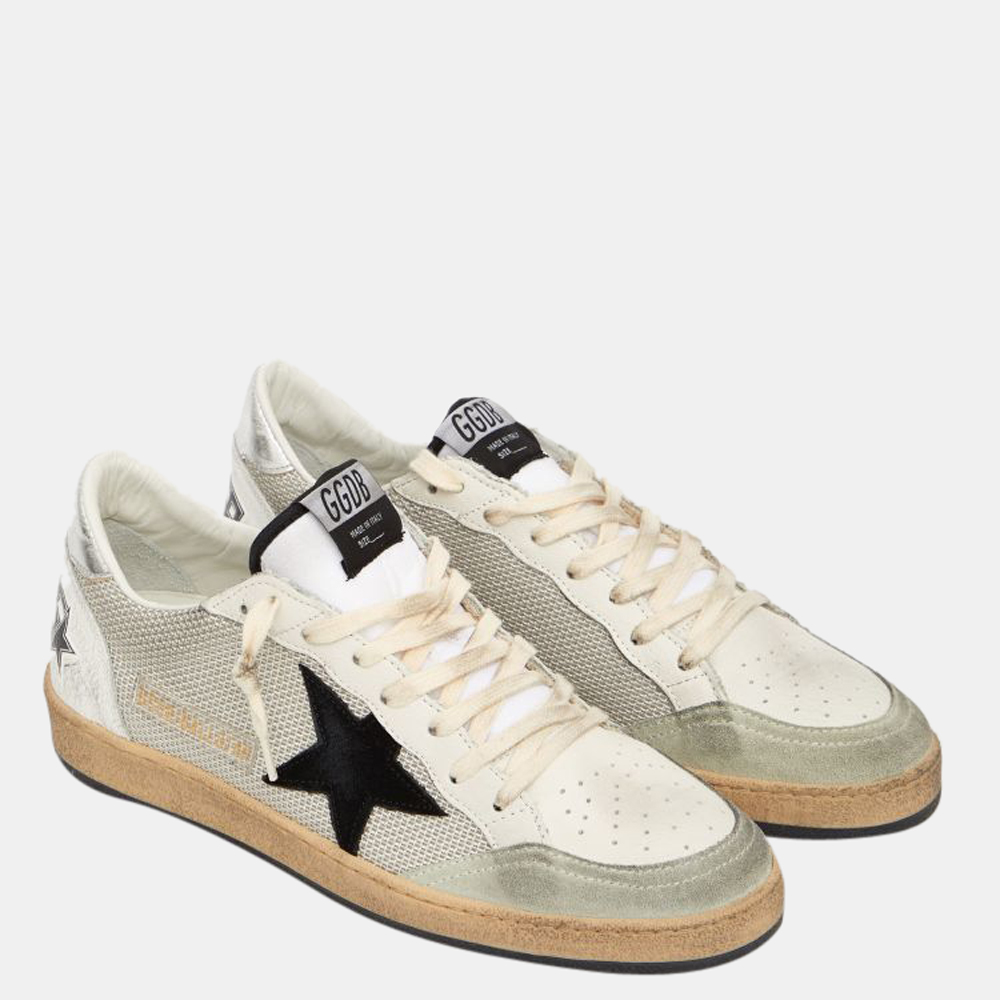 

Golden Goose White/Black Ball Star Sneakers Size EU