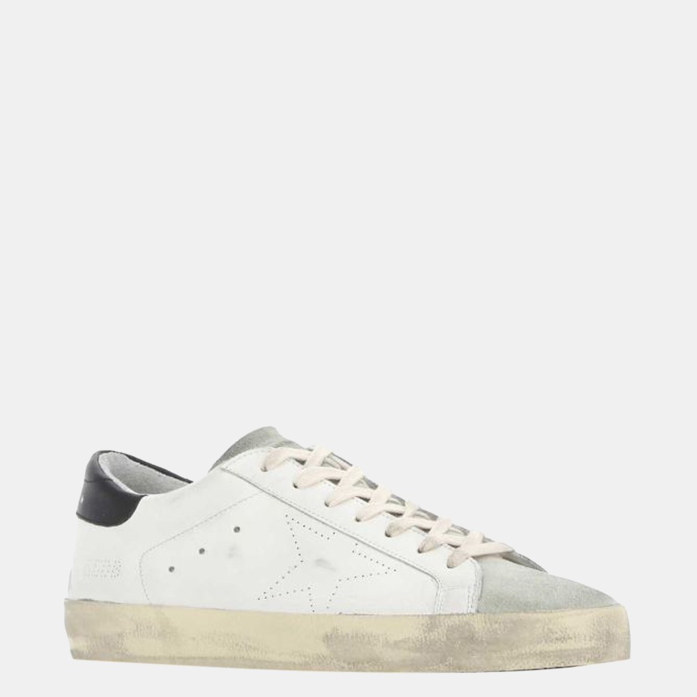 

Golden Goose Multi Leather Superstar Perforated Star and Ice-Gray Nubuck Heel Tab Sneakers Size EU, Multicolor