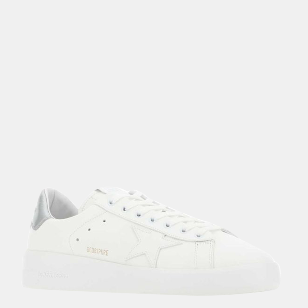 

Golden Goose White Leather Pure Star Sneakers Size EU