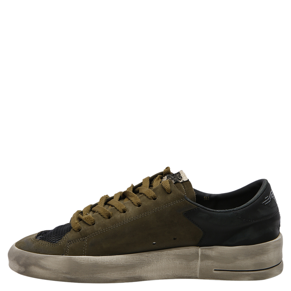 

Golden Goose Green Leather Stardan Limited Edition Sneakers Size EU