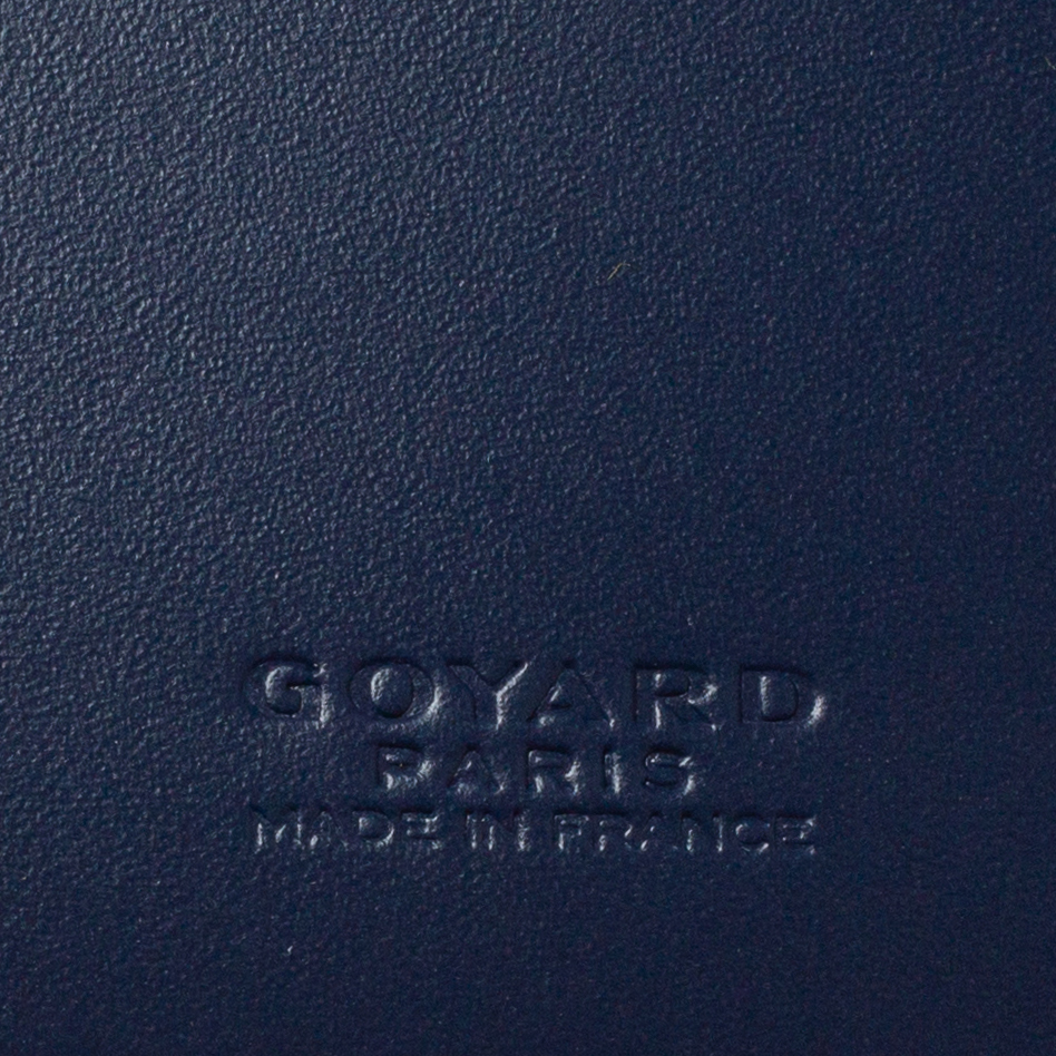 Portefeuille Goyard Victoire (bleu) bi-pliant  portefeuille/cuir/compartiment à f