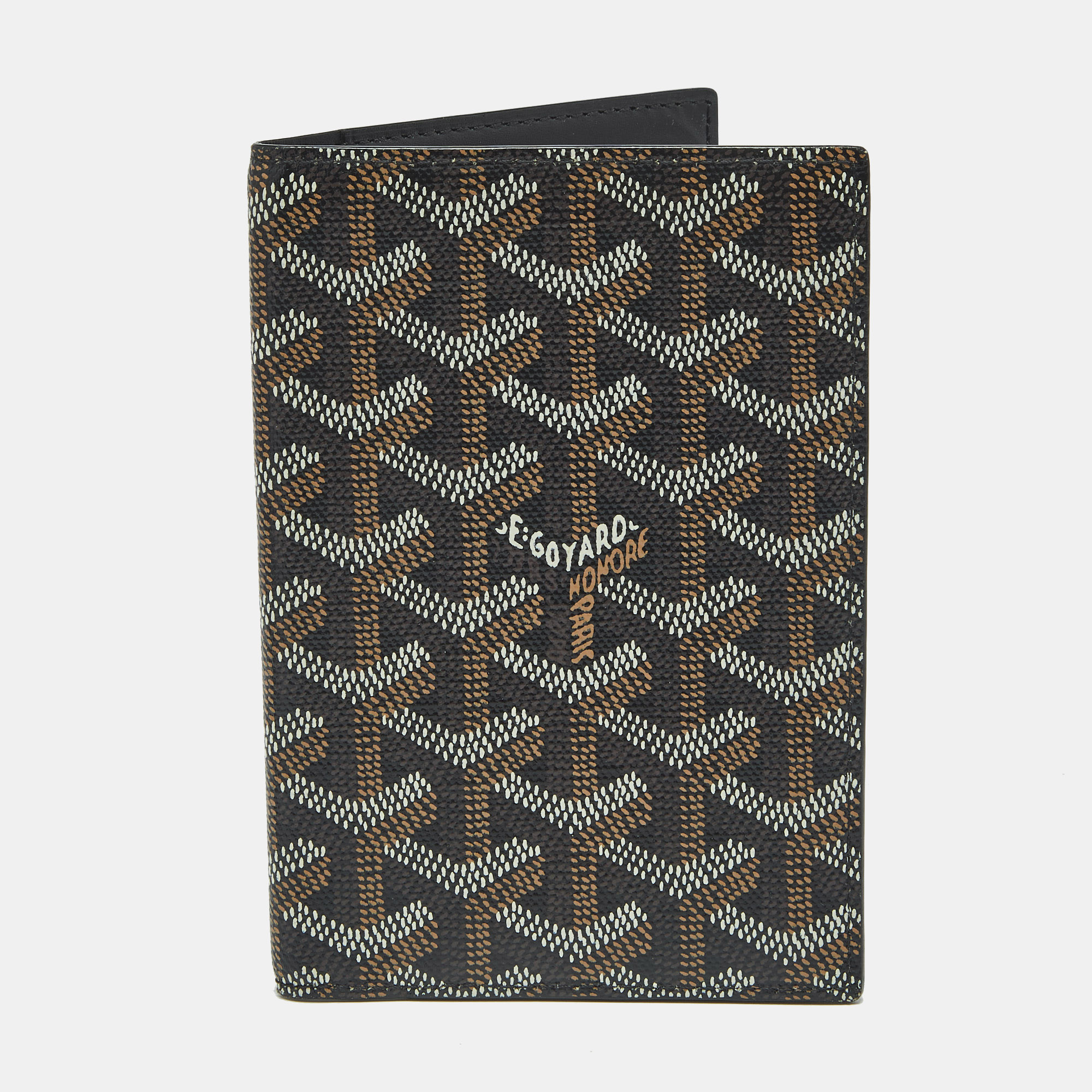 

Goyard Black Goyardine Coated Canvas Grenelle Passport Cover