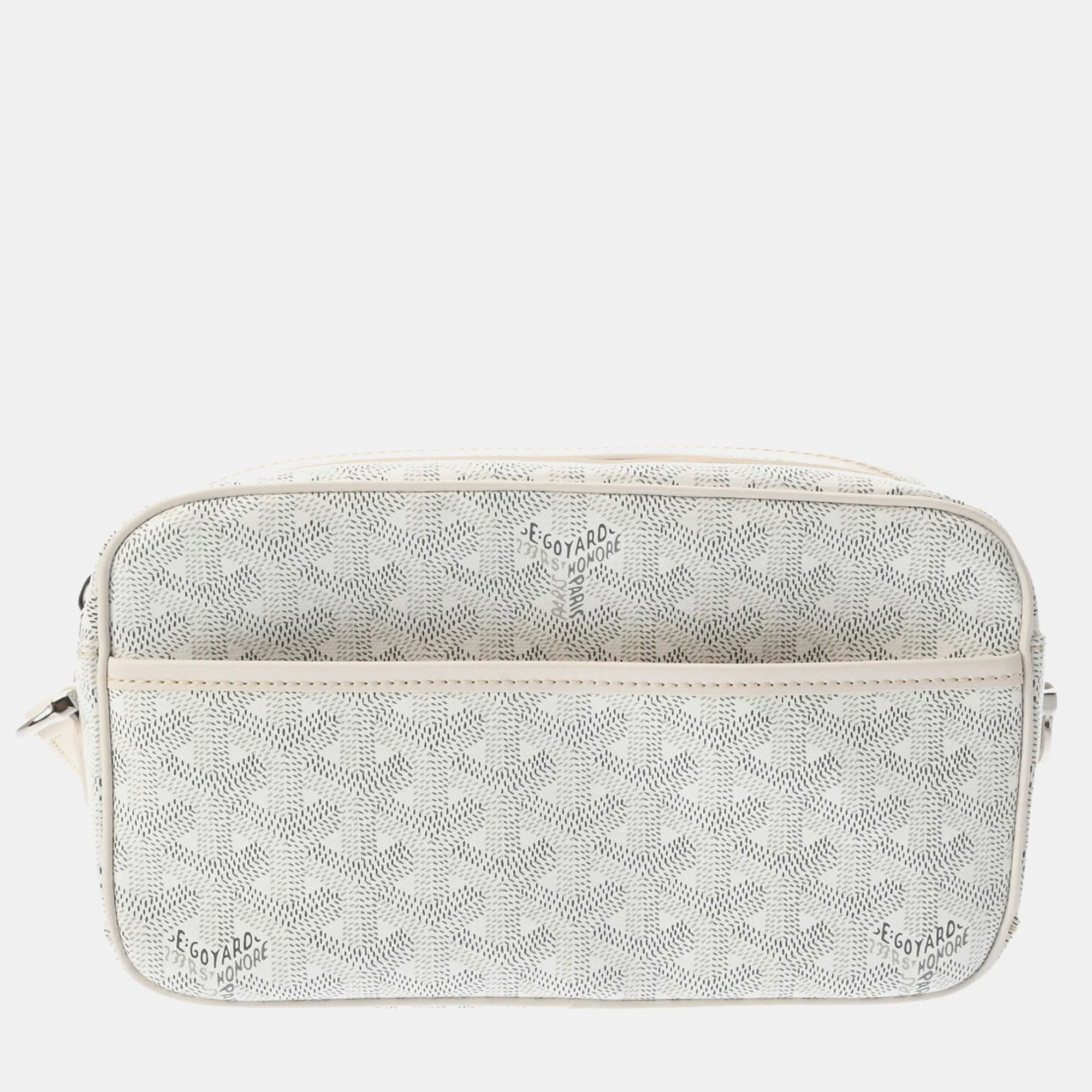 

Goyard White PVC Leather Cup Vert PM Shoulder Bag