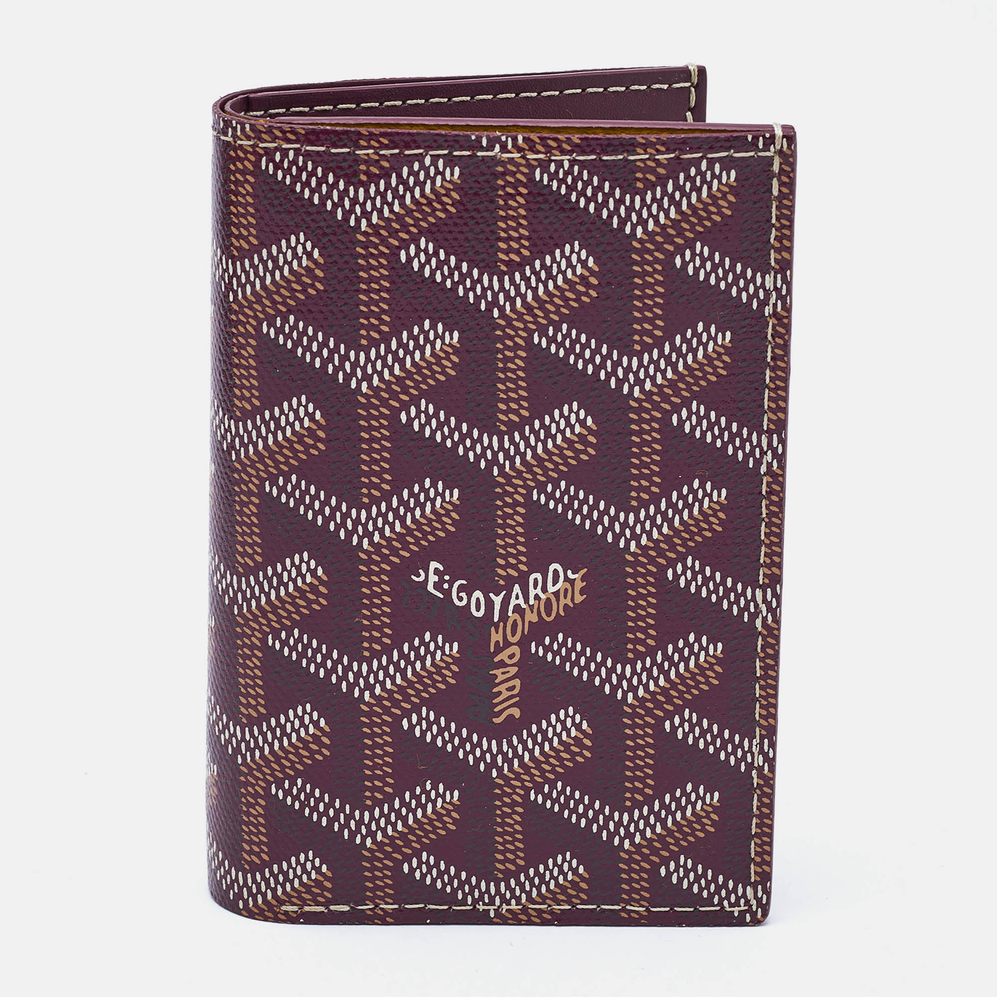 

Goyard Burgundy Goyardine Coated Canvas Saint Pierre Card Holder