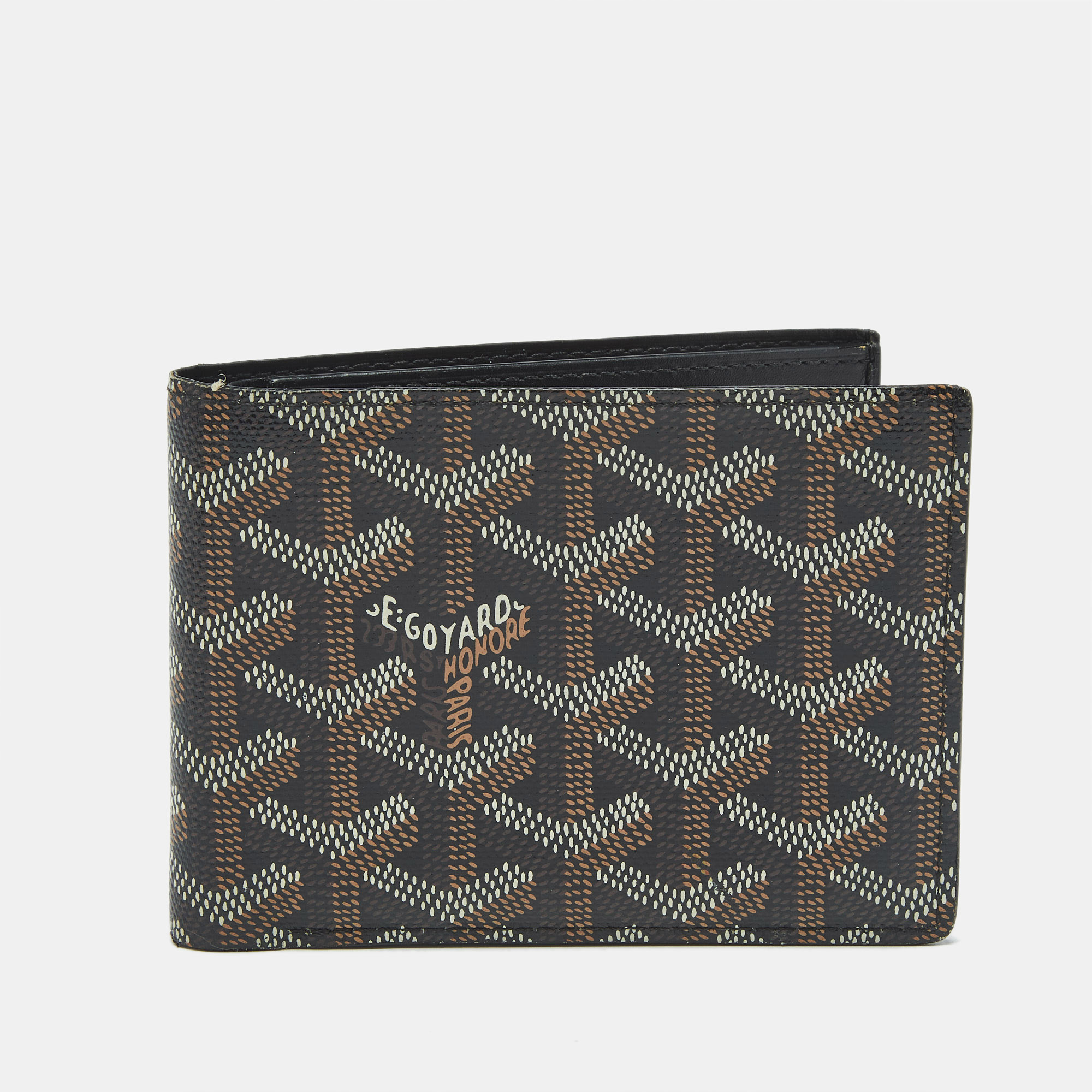

Goyard Black Goyardine Coated Canvas Victoire Bifold Wallet
