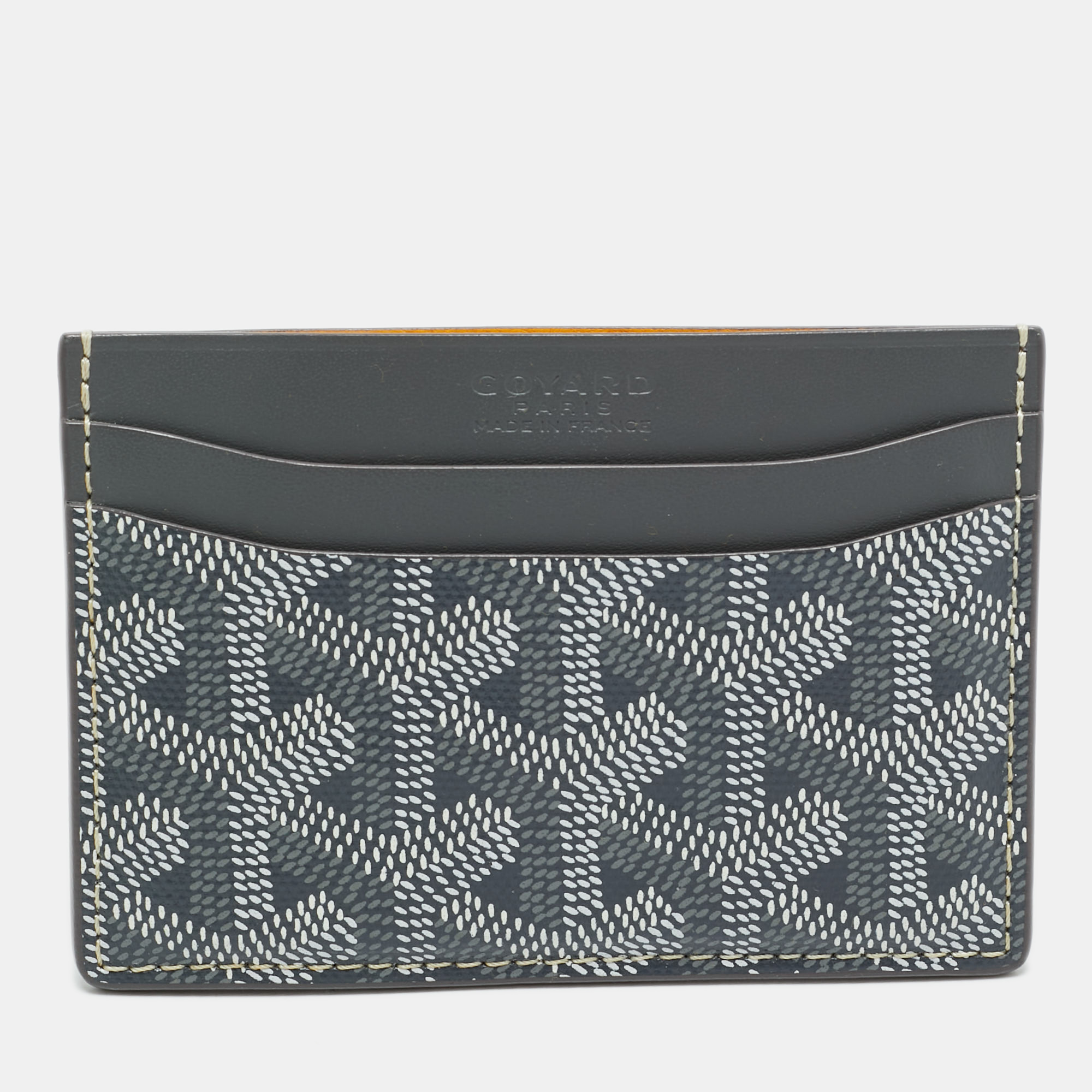 

Goyard Grey Goyardine Coated Canvas and Leather Saint Sulpice Card Holder