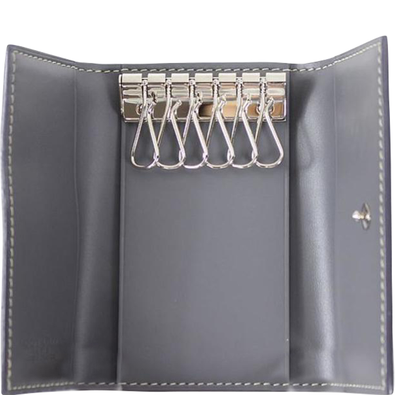 

Goyard Gray Coated Canvas Leather 6 Series Key Case, Grey