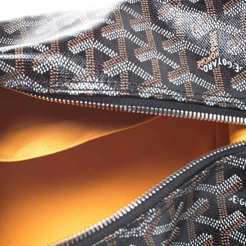 

Goyard Black Goyardine Coated Canvas Boeing 25 Trousse Bag