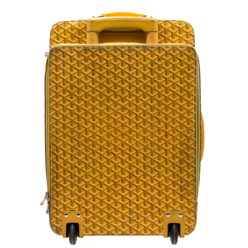 goyard travel bag trolley