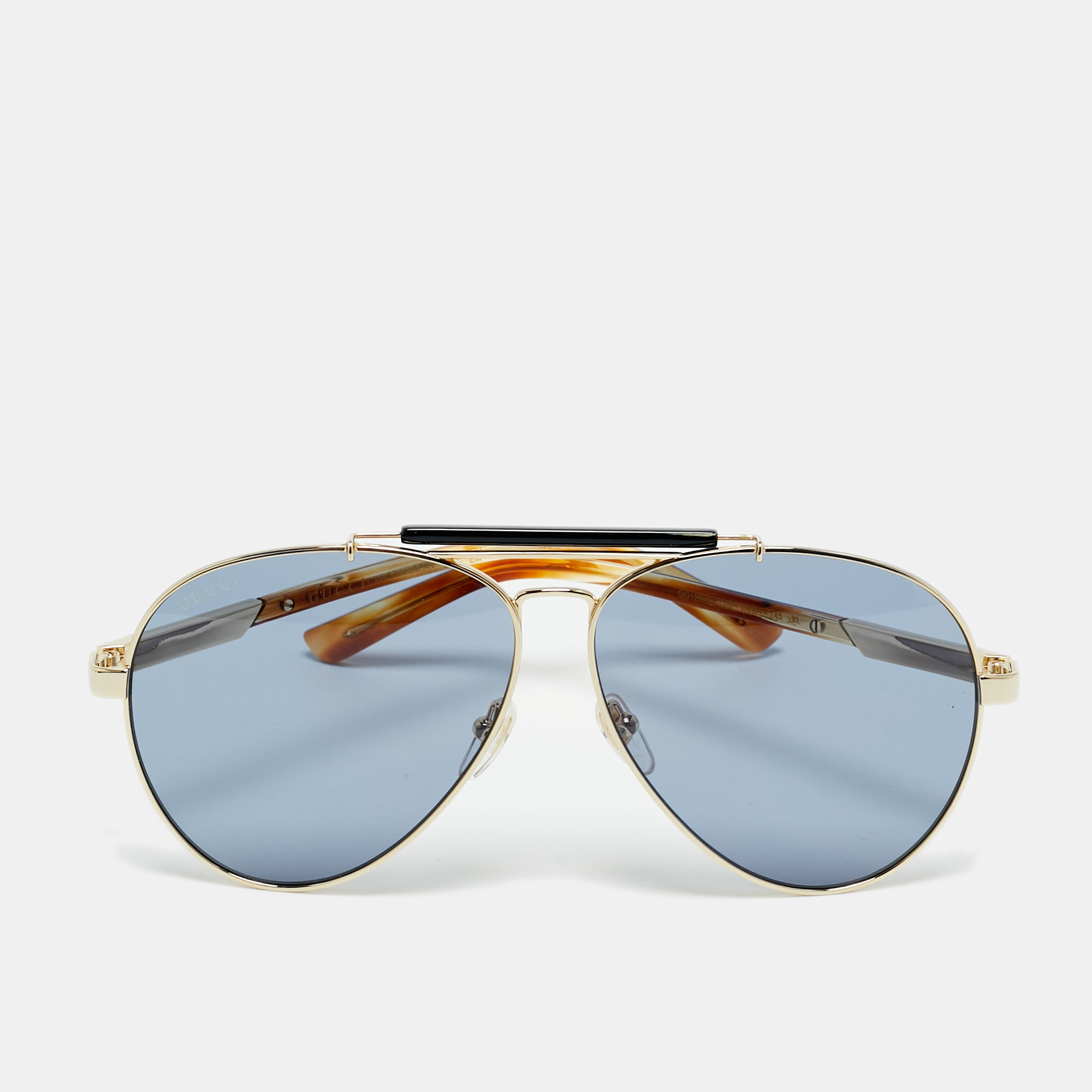 

Gucci Blue/Gold Tone GG1287S Aviator Sunglasses