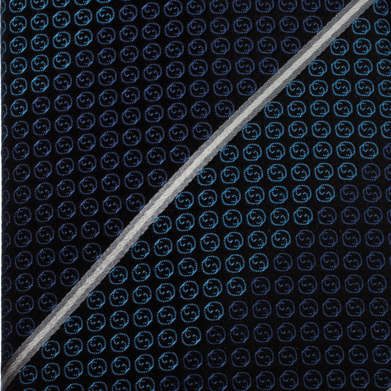 

Gucci Blue Degrade Jacquard Silk Tie