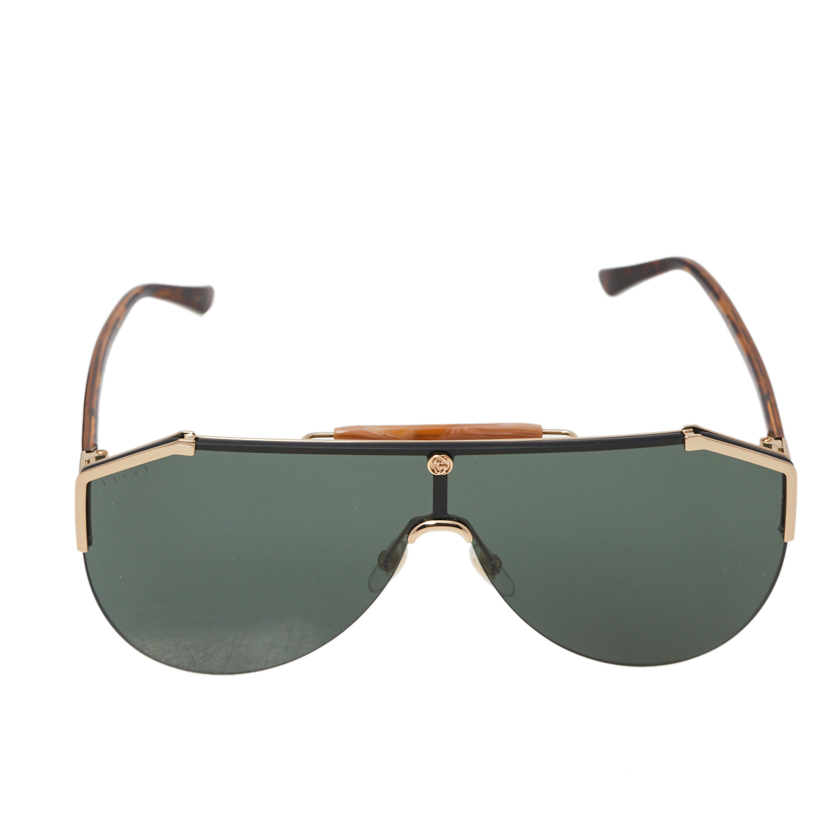 

Gucci Green Acetate GG0584S Aviator Sunglasses