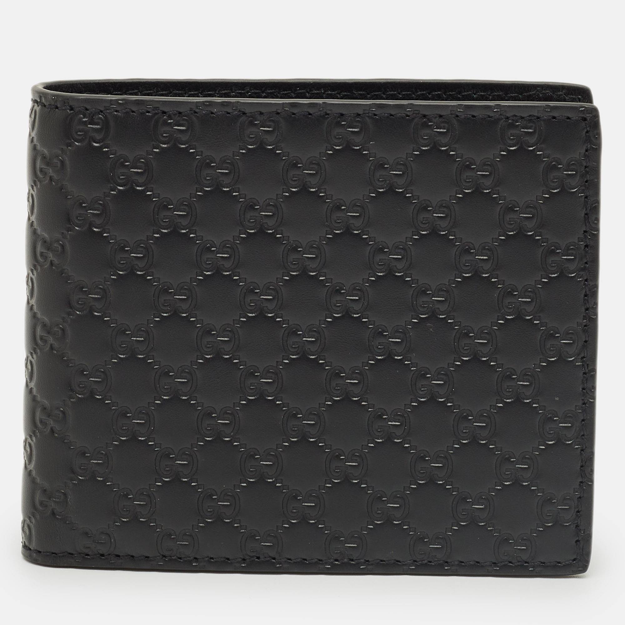 

Gucci Black Microguccissima Leather Bifold Wallet