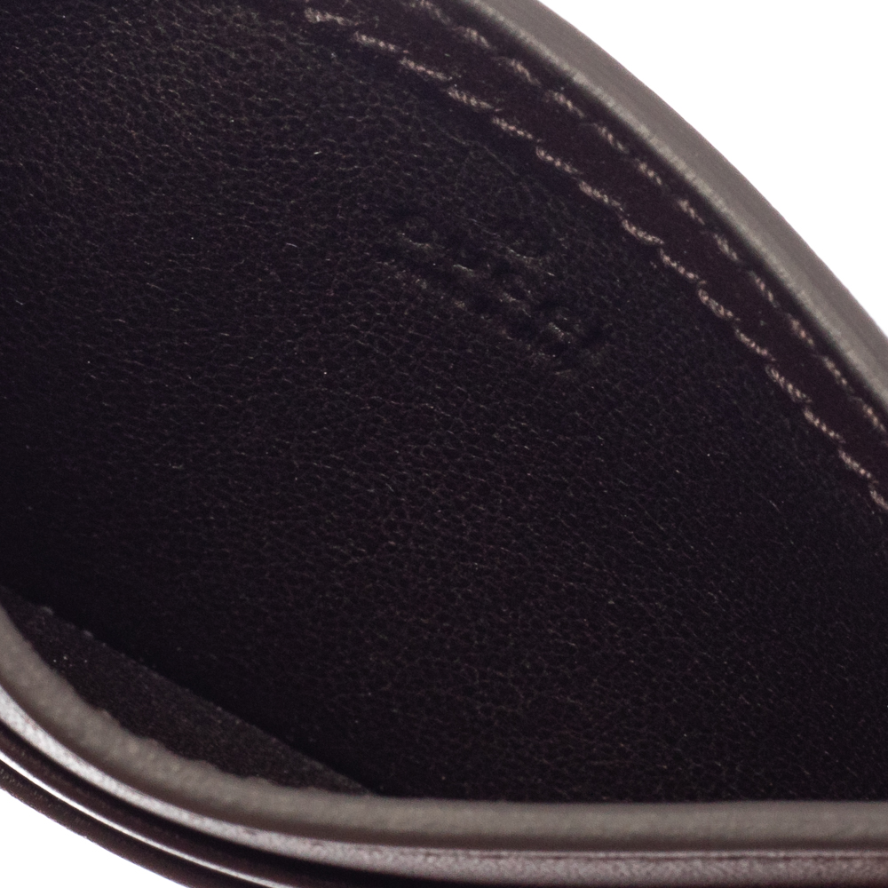 

Gucci Dark Brown Guccissima Leather ID Window Card Case