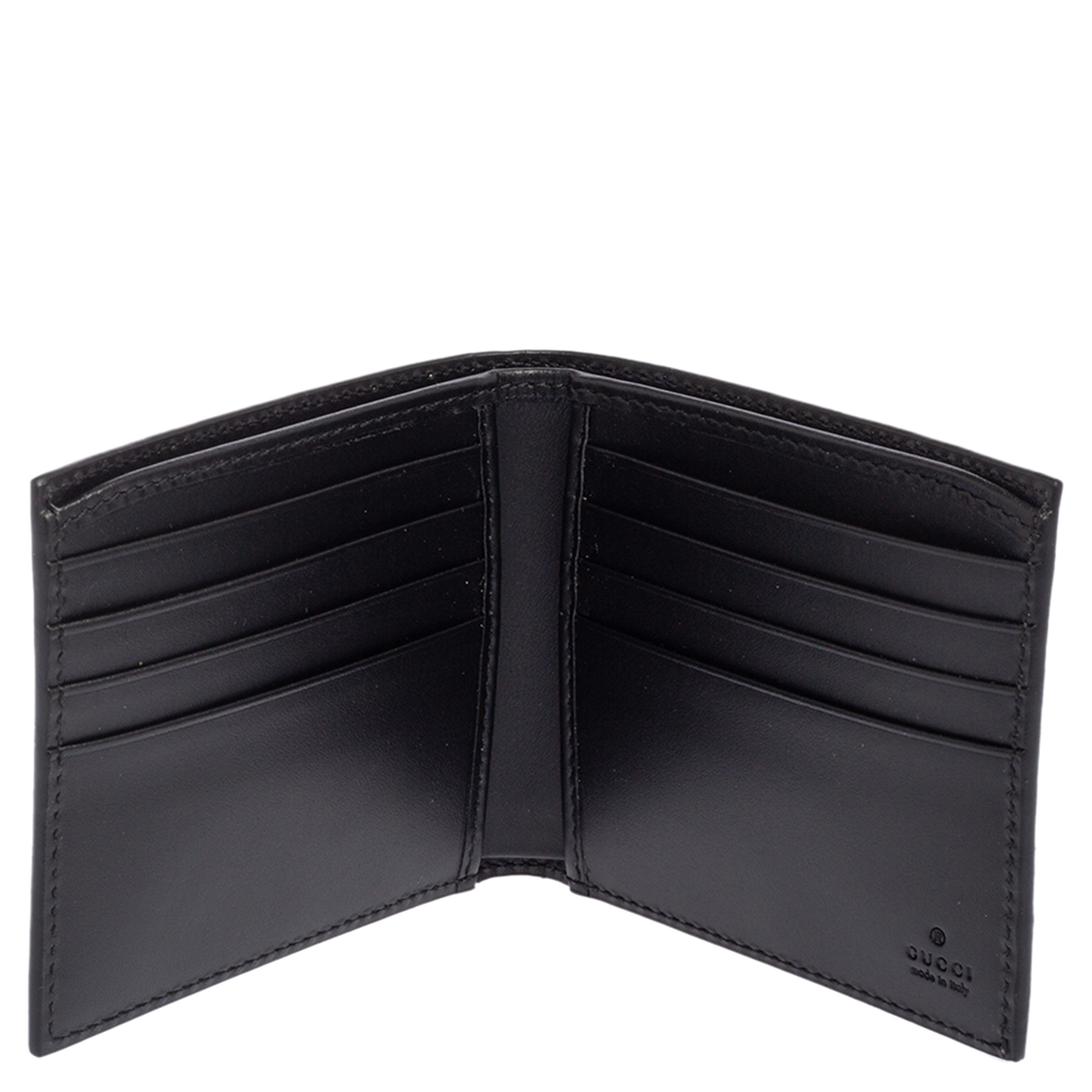 

Gucci Multicolor Tiger Print GG Supreme Bifold Wallet