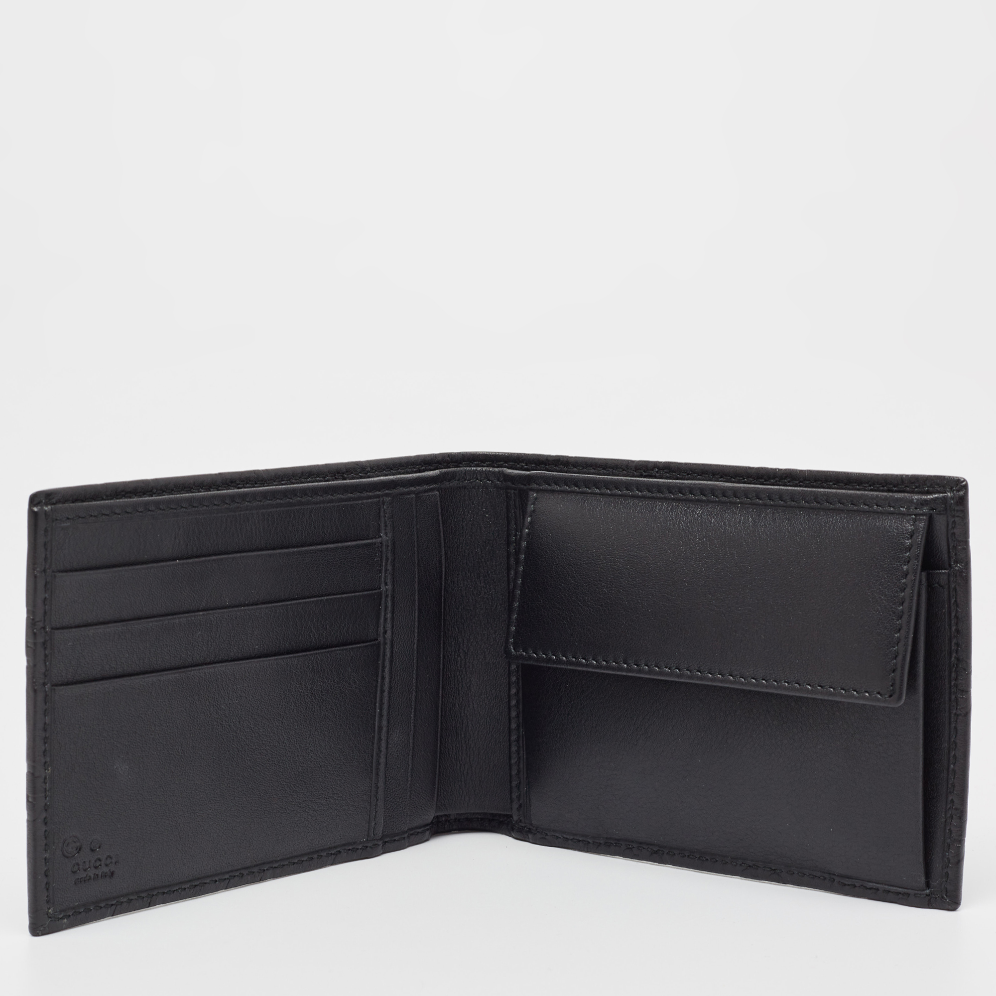 

Gucci Black Guccissima Leather Bifold Wallet