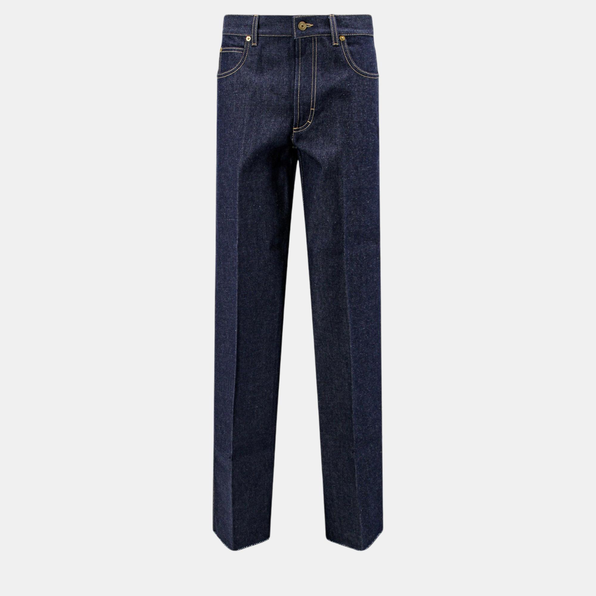 

Gucci Blue Cotton Gucci City Tagjeans