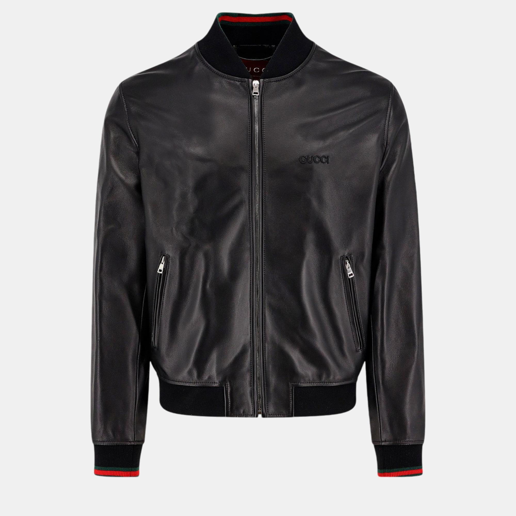 

Gucci Black Leather Jacket