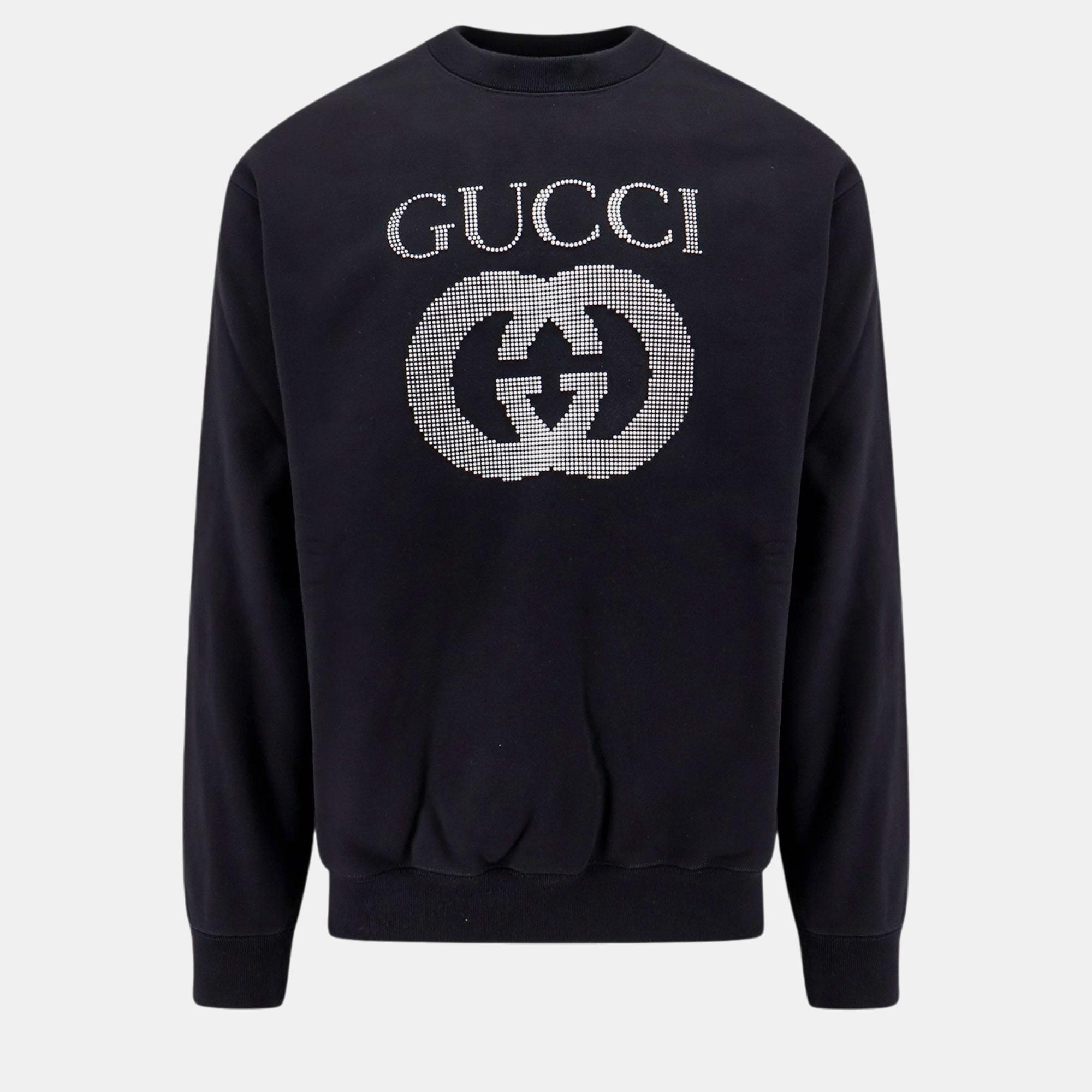 

Gucci Black Cotton Sweatshirt