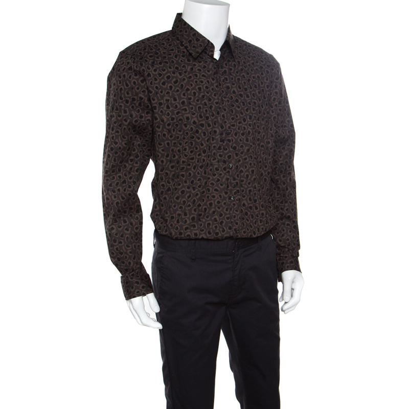 brown gucci shirt