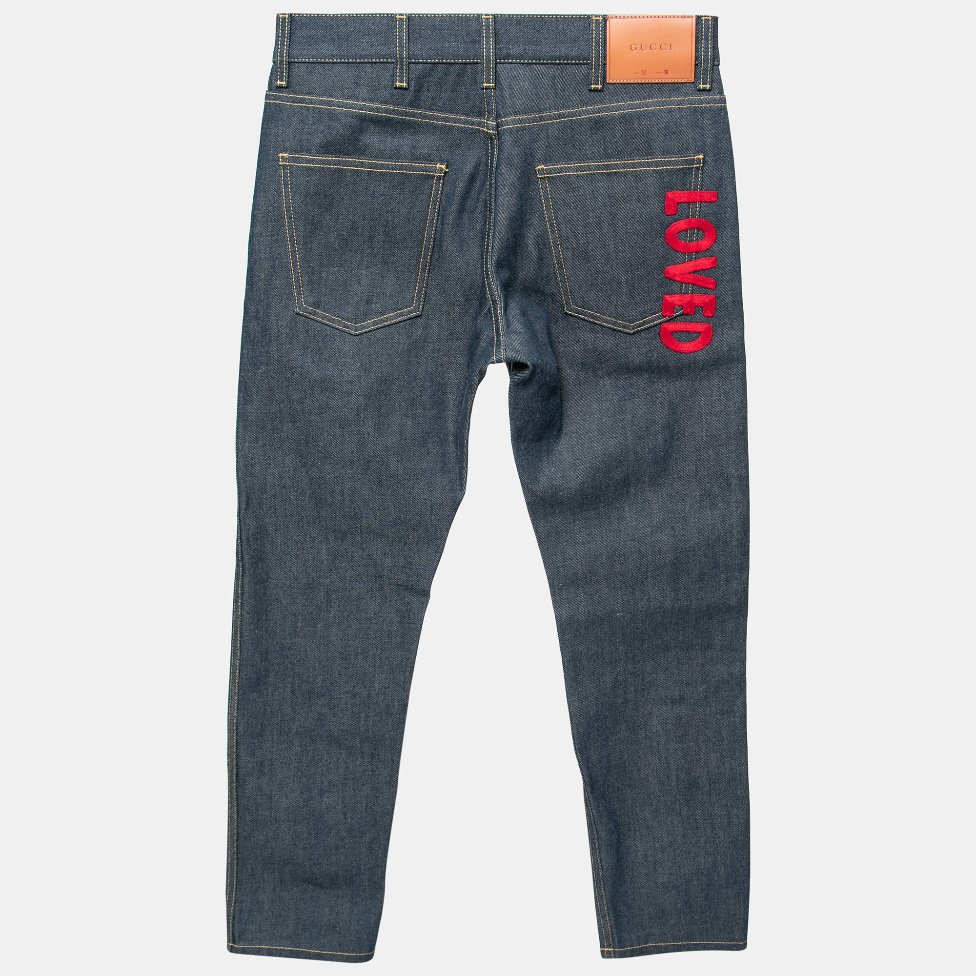 

Gucci Blue Denim Straight Fit Jeans
