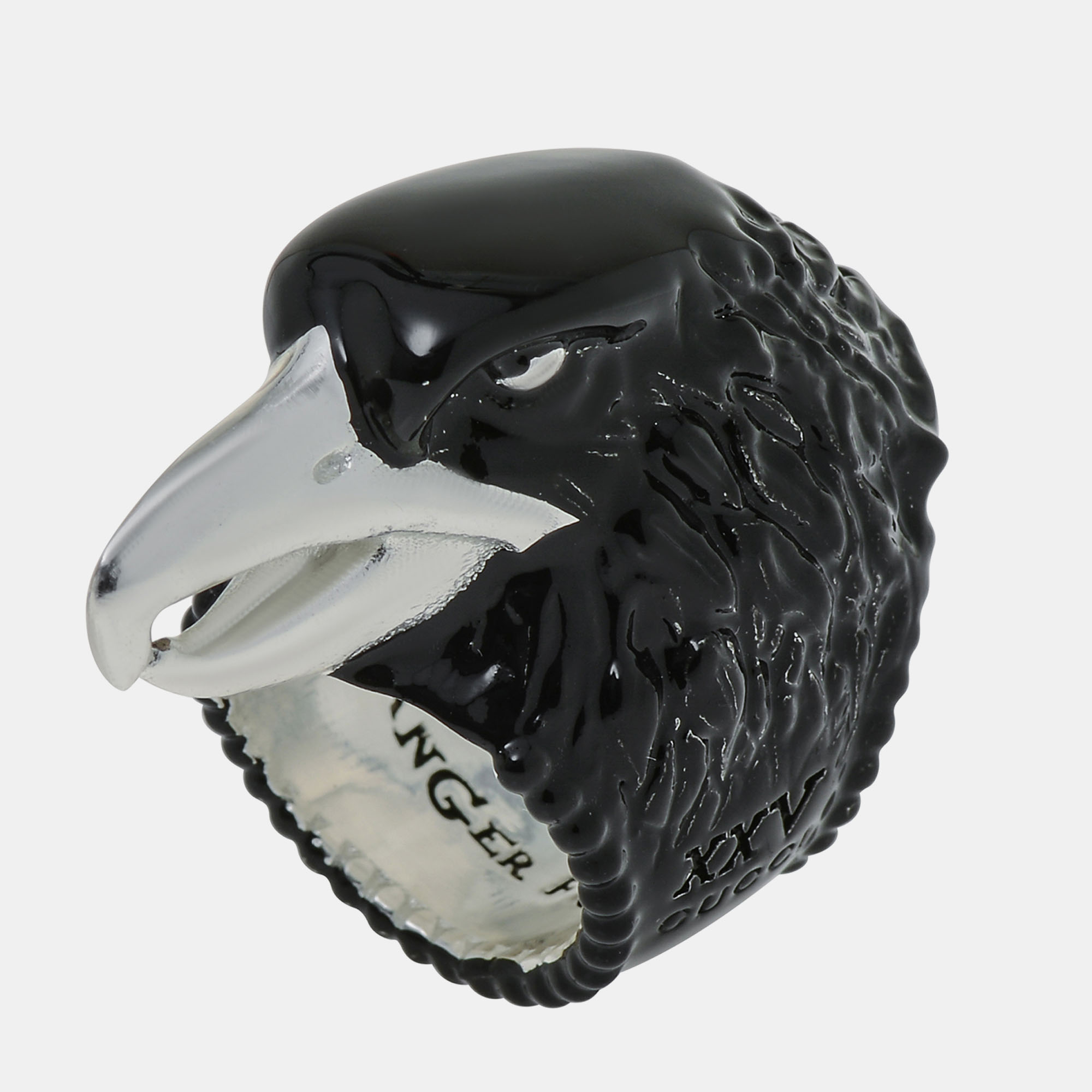 

Gucci Anger Forest Sterling Silver Eagle Head Statement Ring Sz. 5.5