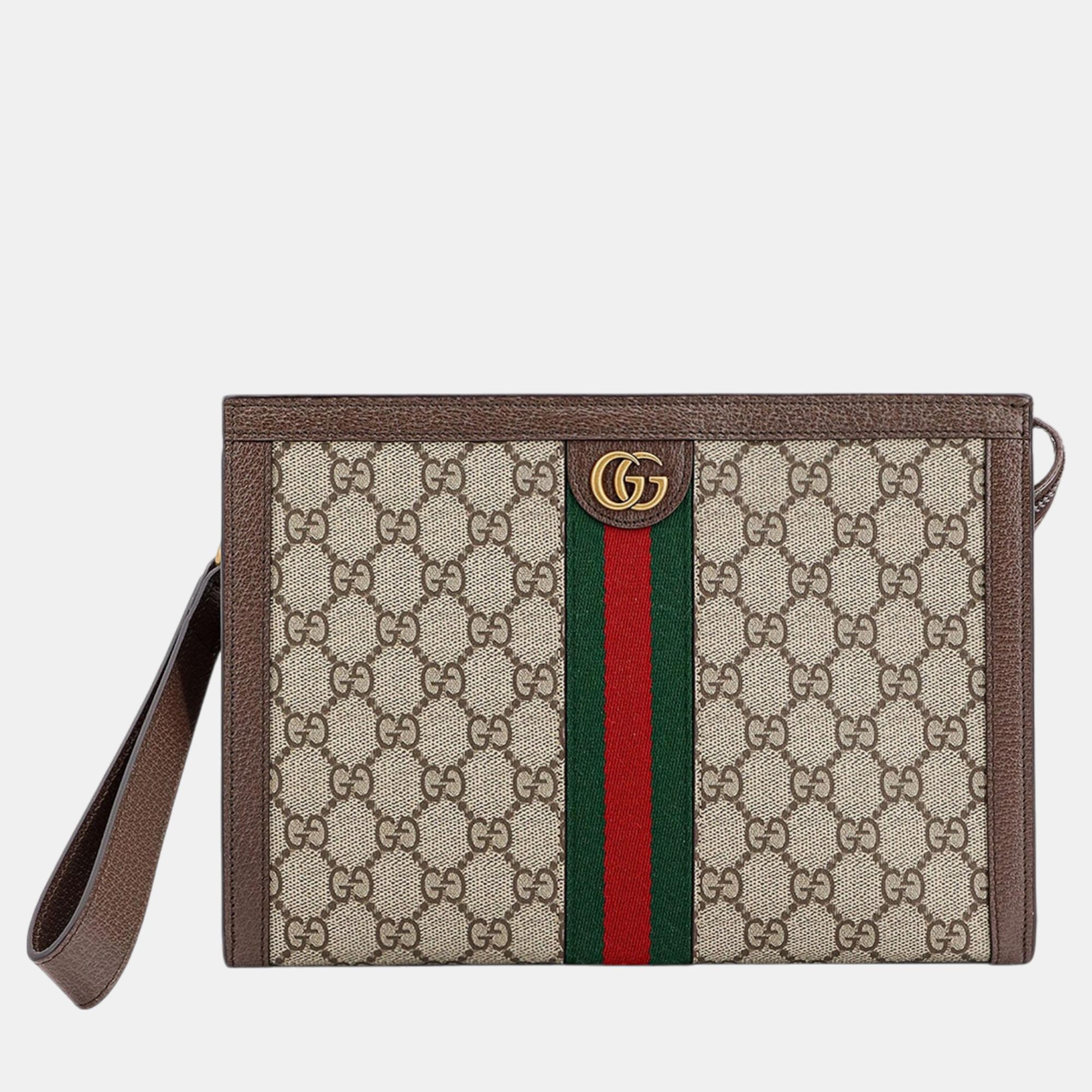 

Gucci Brown Ophidia Gg Clutch