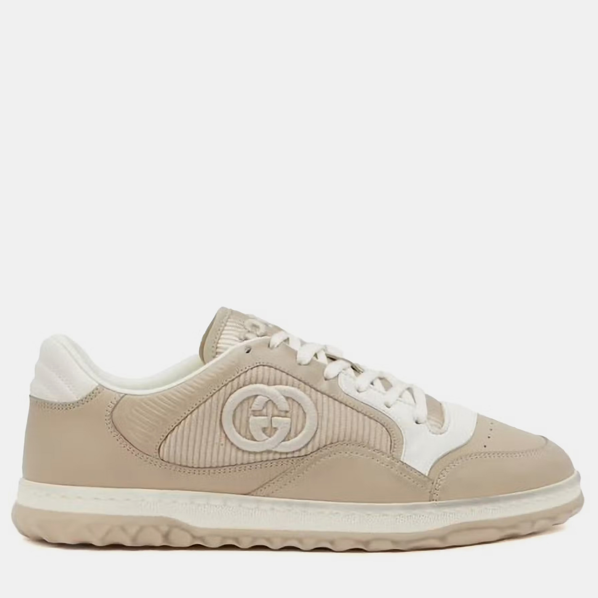 

Gucci Dune Leather Mac 80 Low Top Sneaker EU, Beige