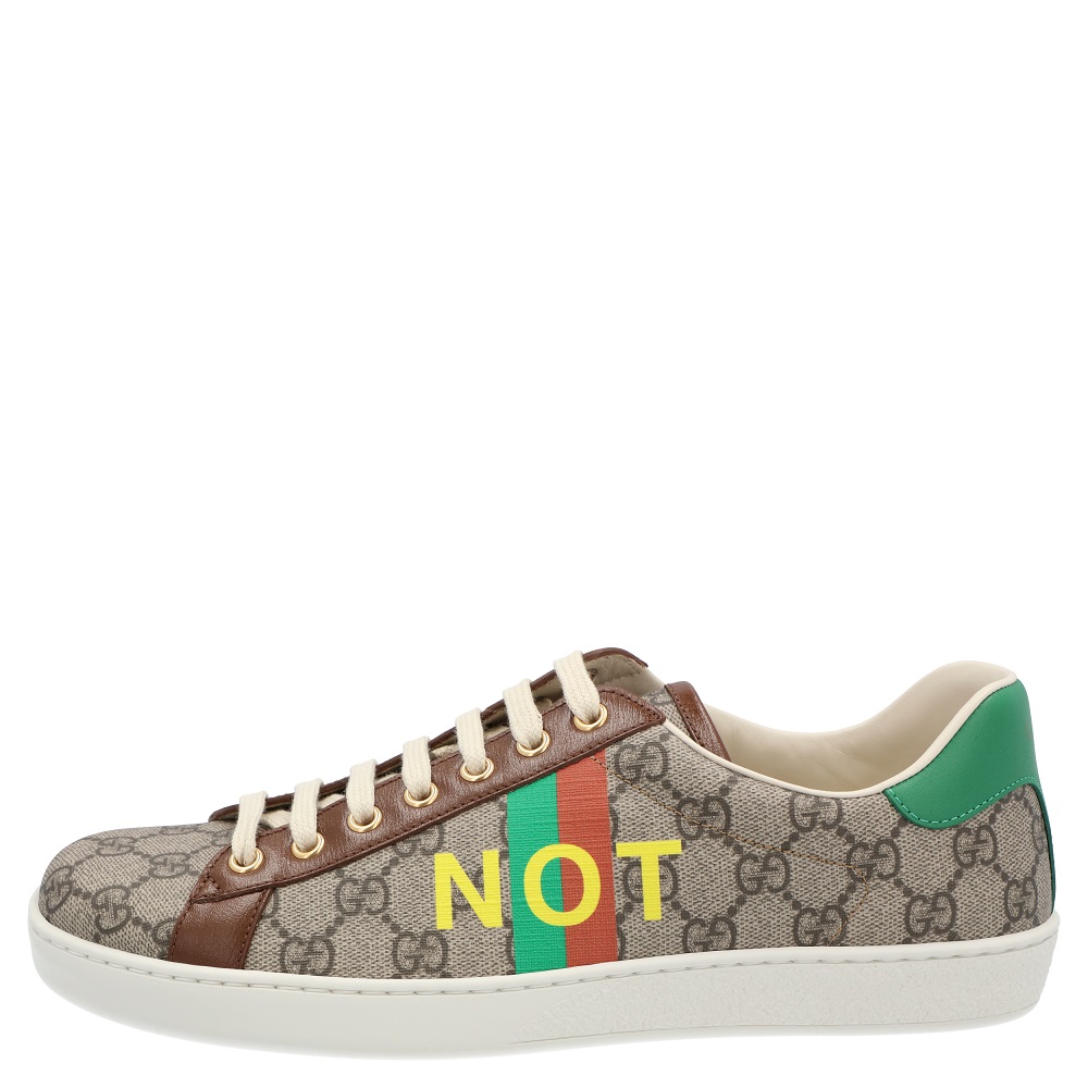 

Gucci Beige/Brown GG Canvas Fake/Not Print Ace Sneaker Size EU