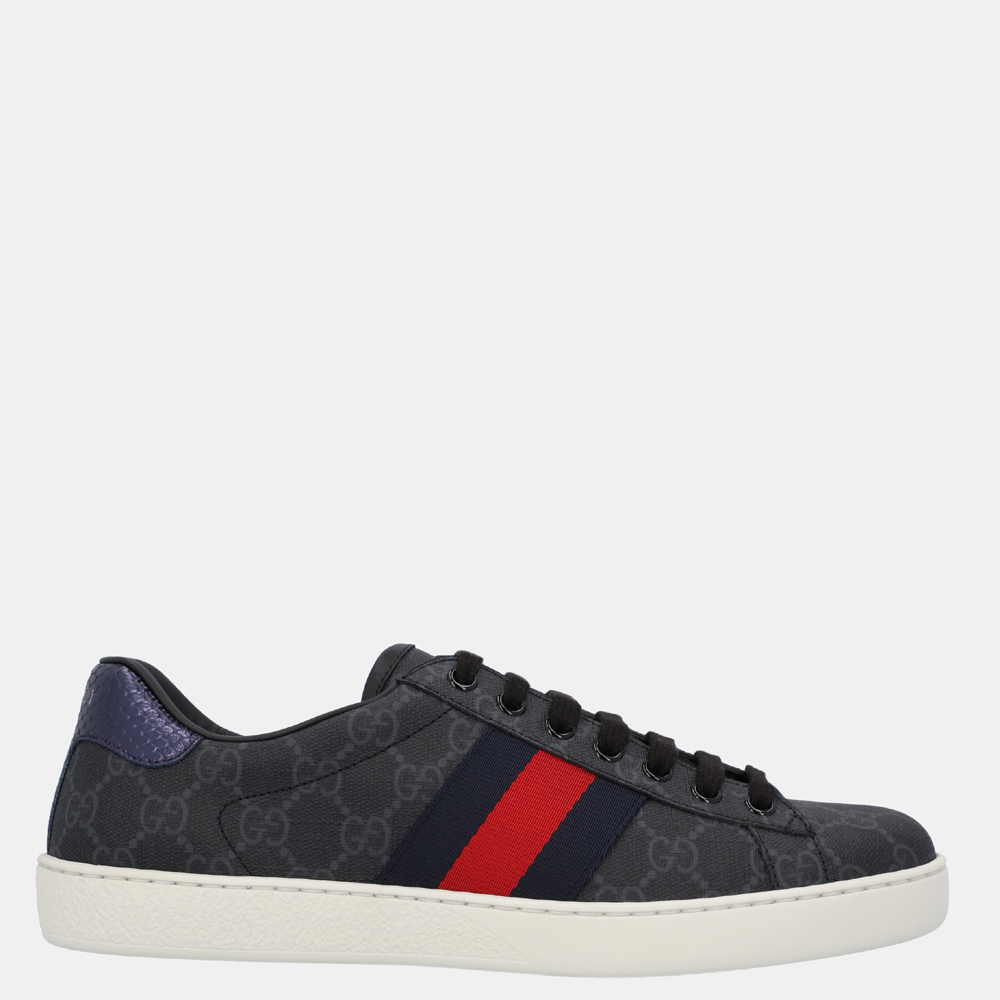 

Gucci Black Ace Supreme Sneakers Size UK 7