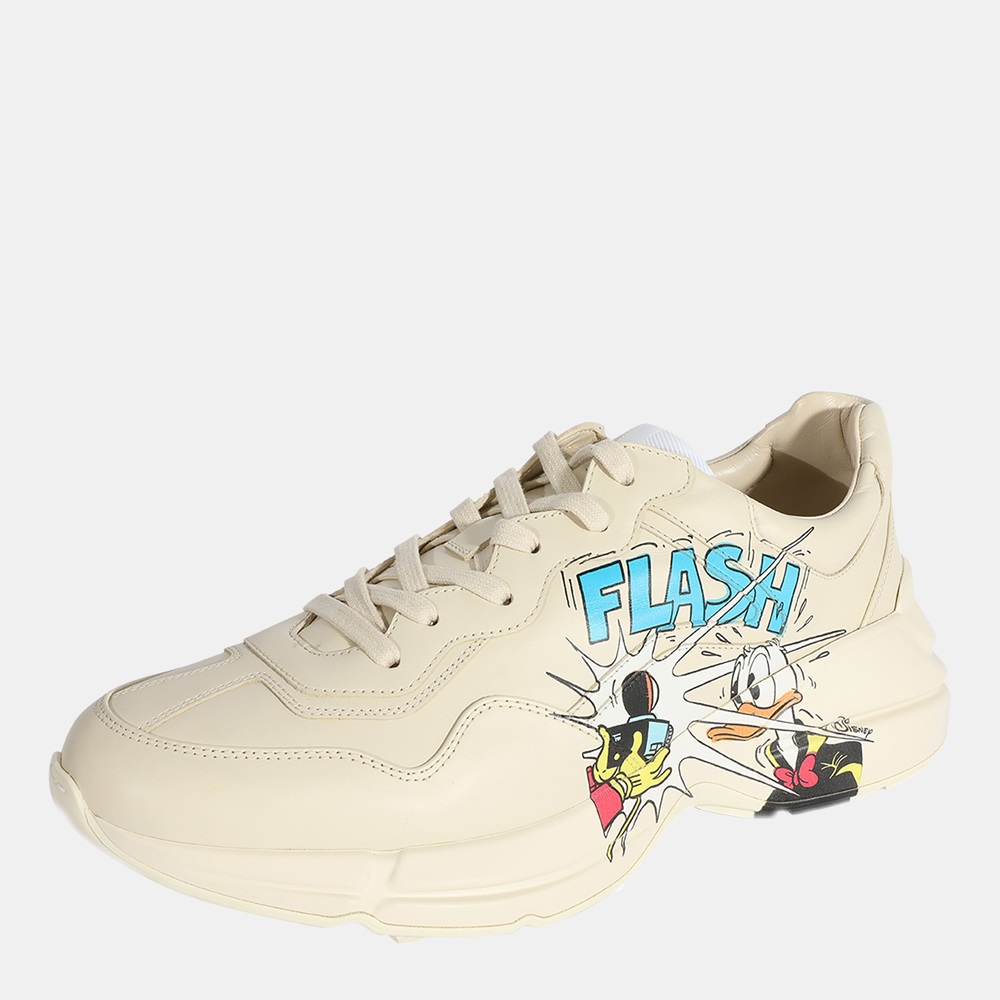 

Disney x Gucci Rhyton Donald Duck Sneaker UK 9.5 EU, Beige