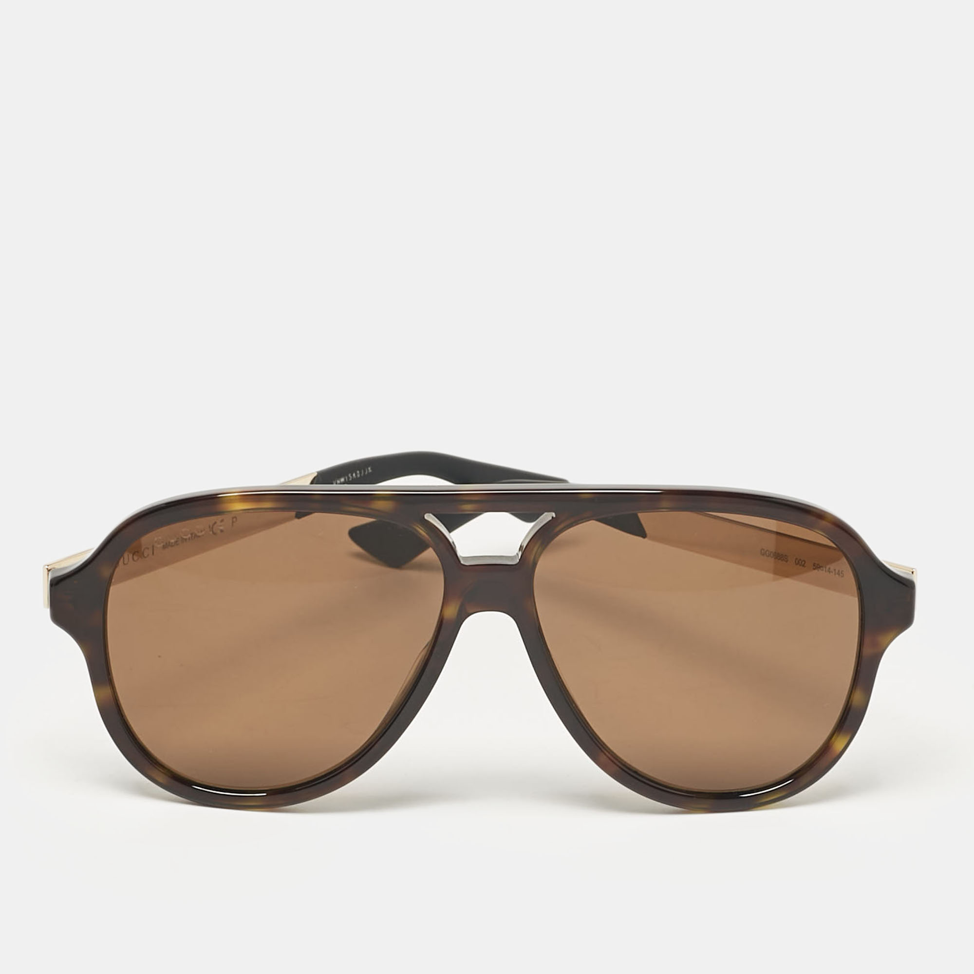 

Gucci Dark Brown GG0688S Aviator Sunglasses