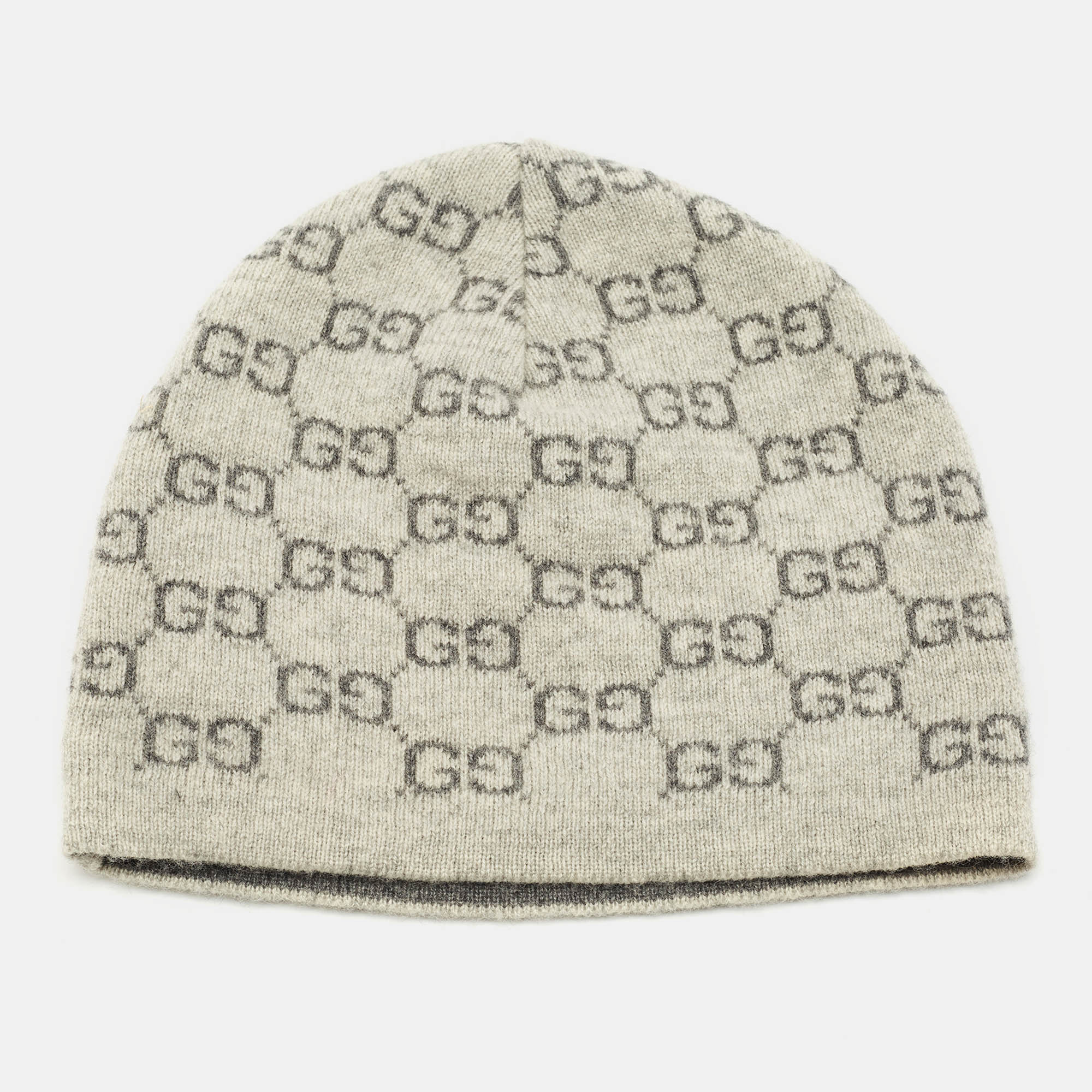 

Gucci Grey GG Cashmere Beanie