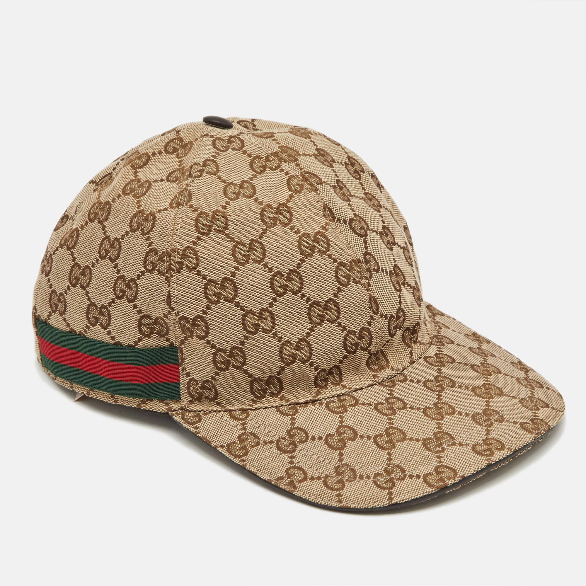 

Gucci Beige GG Canvas Baseball Cap