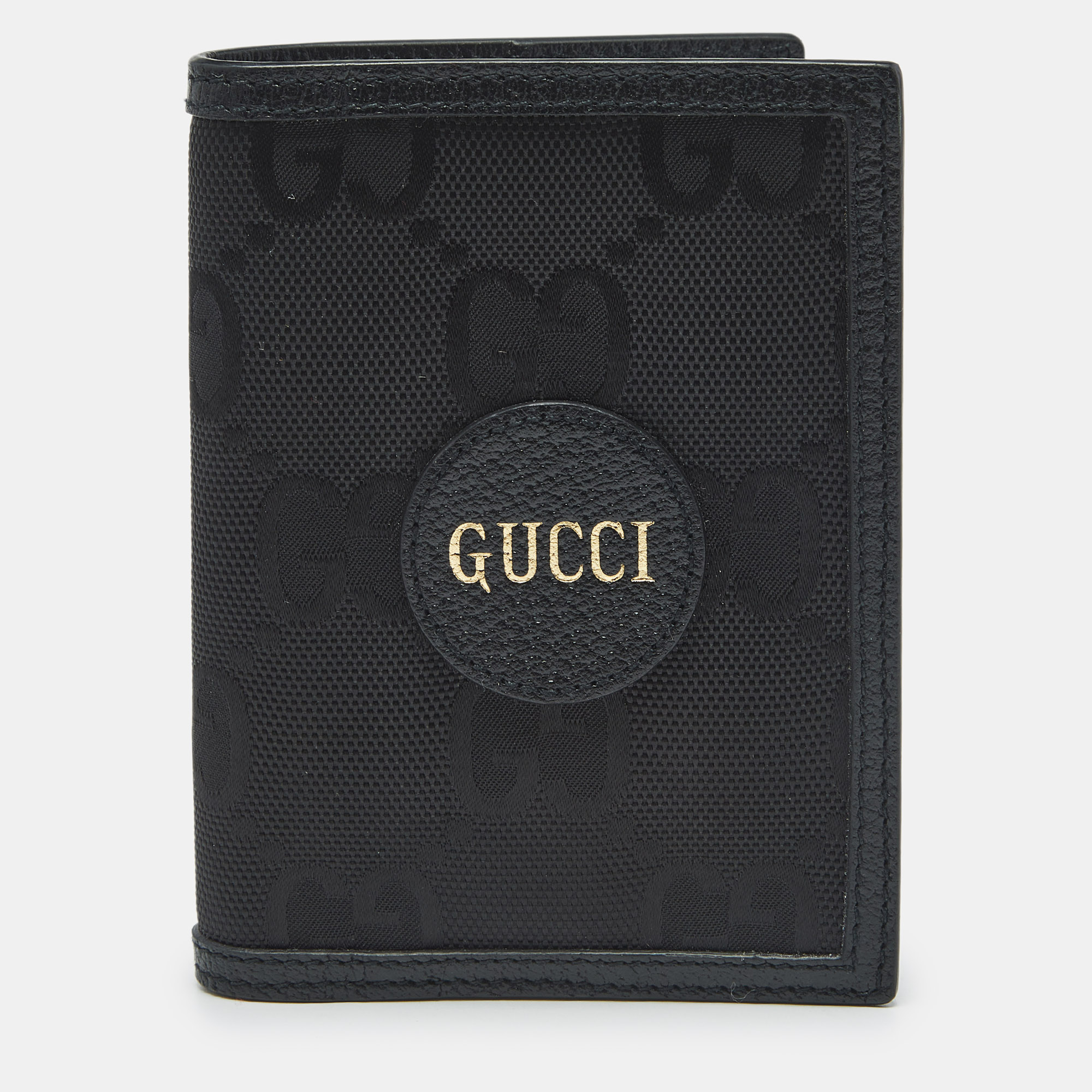 

Gucci Black GG Nylon and Leather Off The Grid Passport Holder