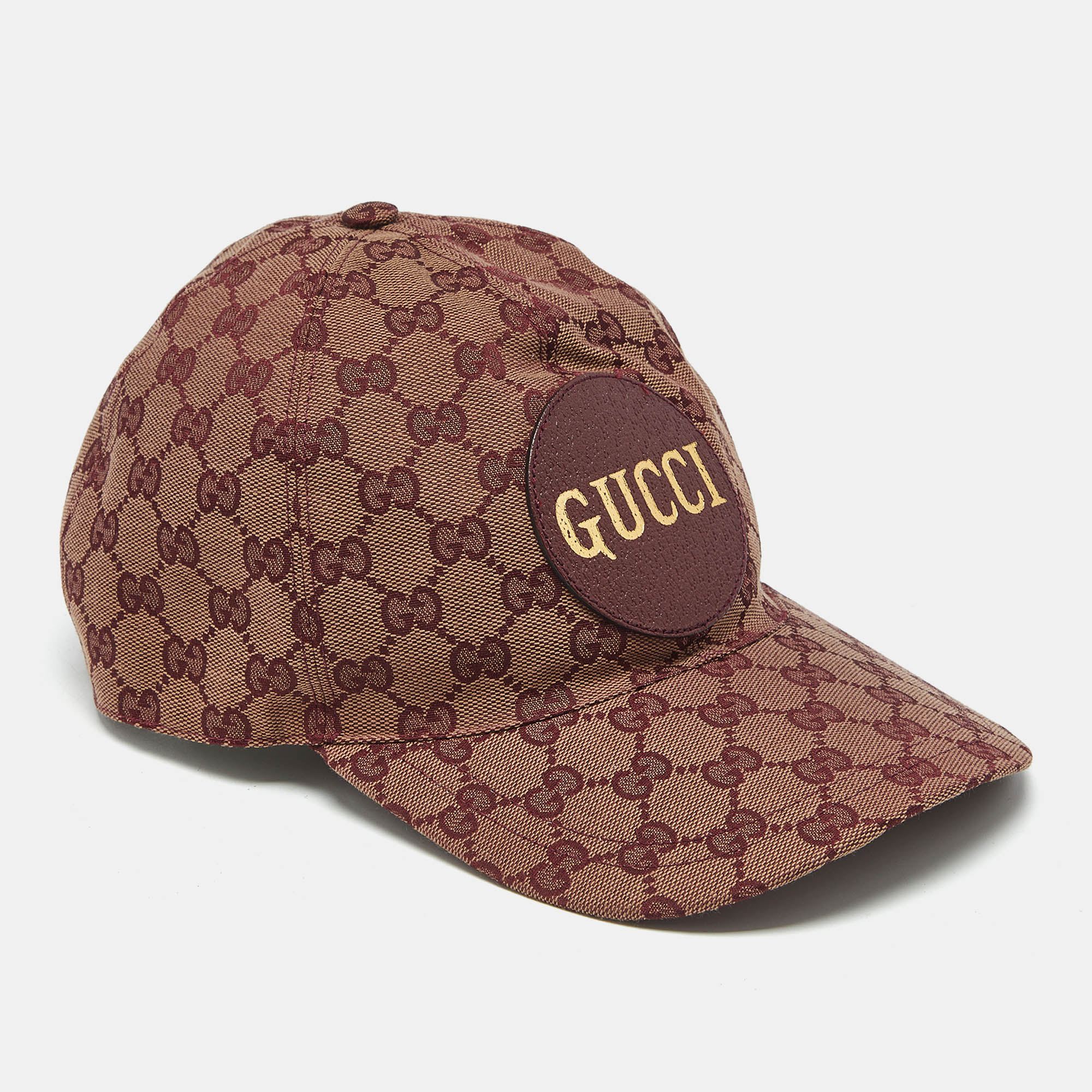 

Gucci Burgundy GG Supreme Canvas Baseball Cap