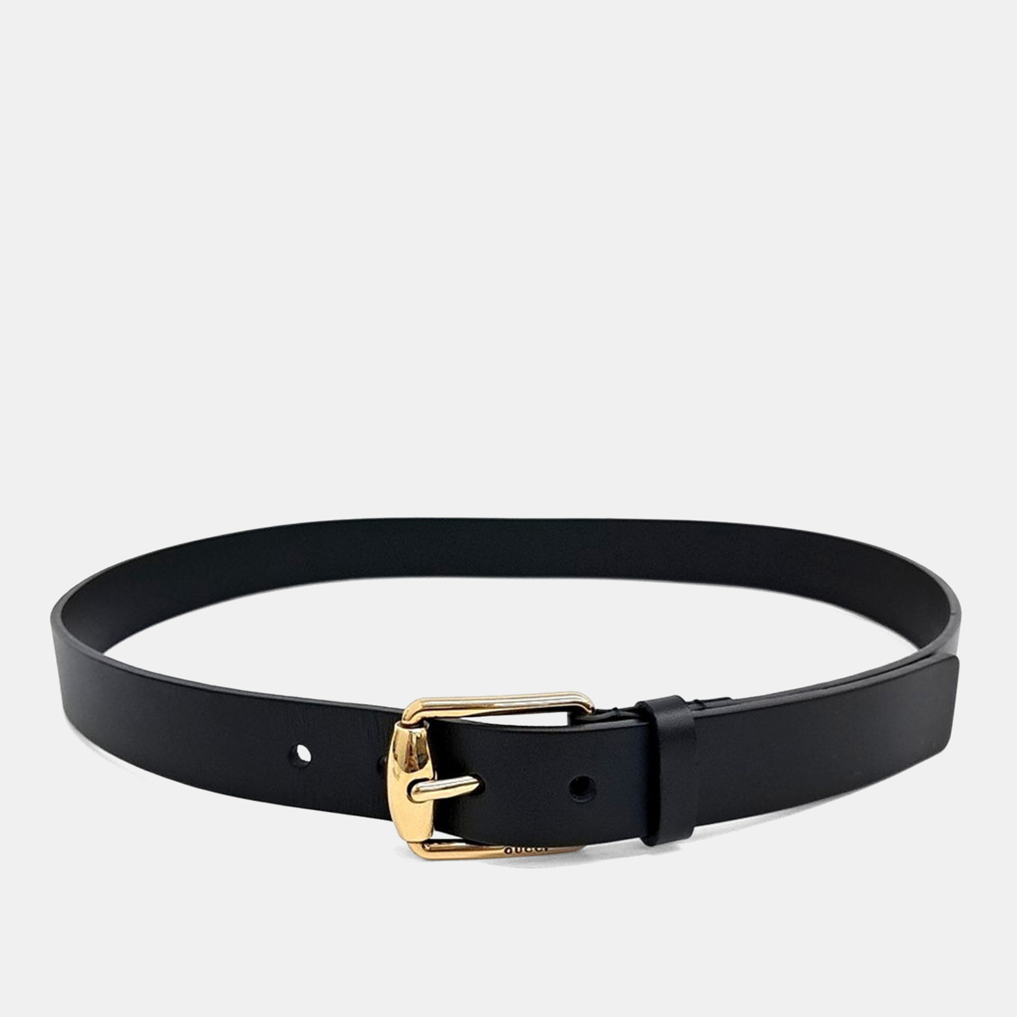 

Gucci Black Leather Belt