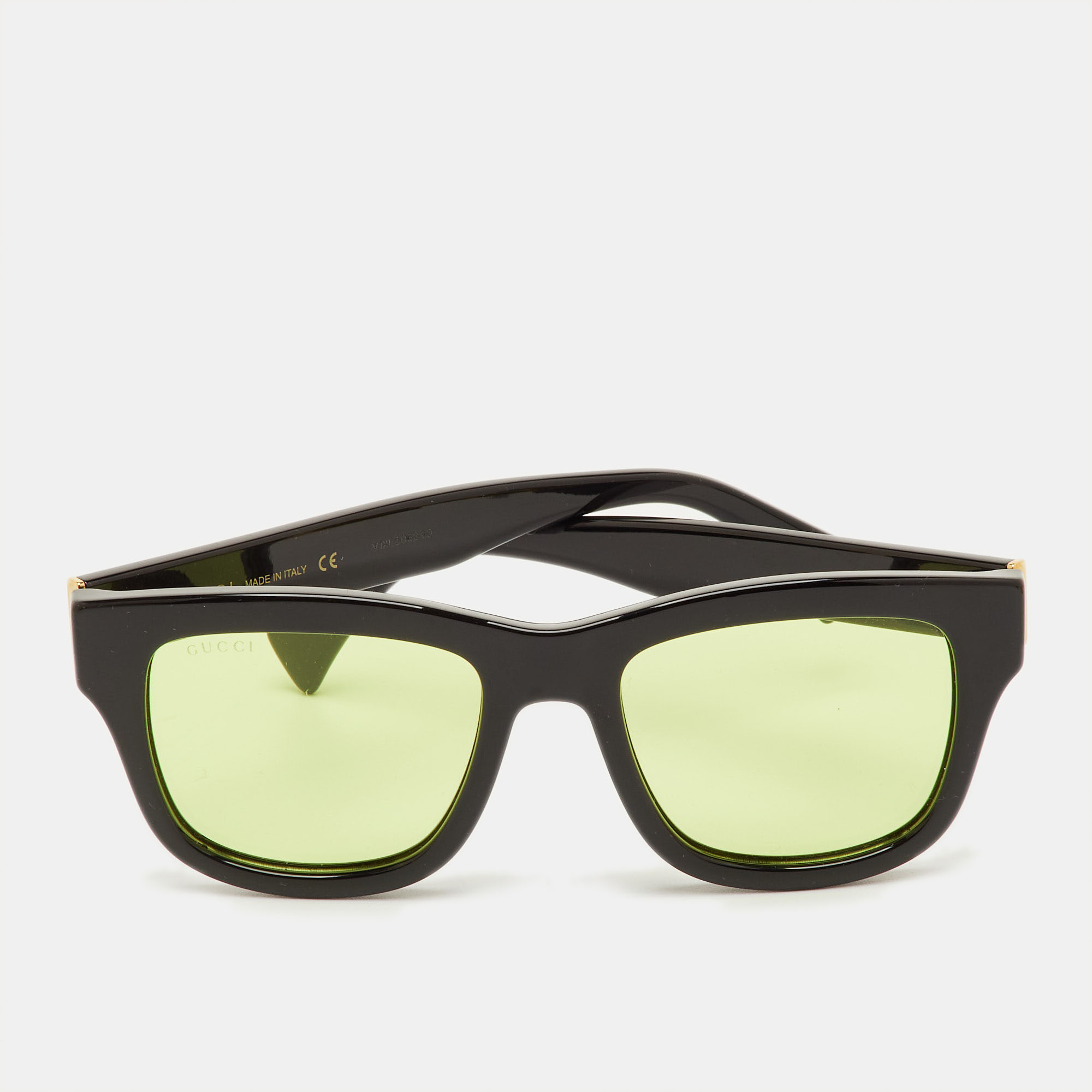 

Gucci Black/Yellow GG1135S Frame Square Sunglasses
