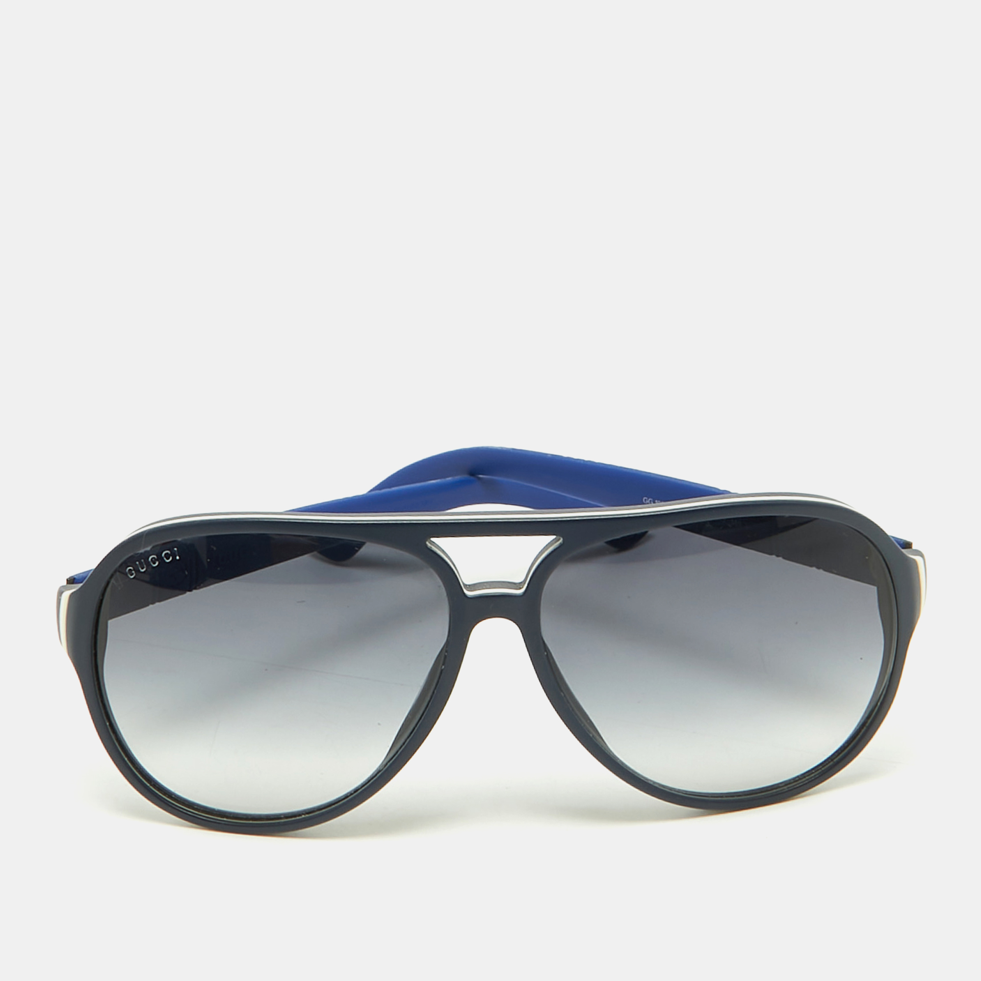 

Gucci Blue Gradient GG 1065/S Aviator Sunglasses