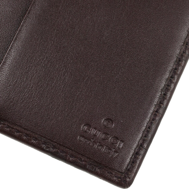 Gucci Brown Passport Cover — Frostytch