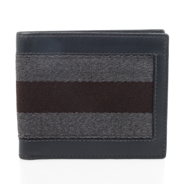 Pre Owned Gucci Vintage Web Mens Wallet
