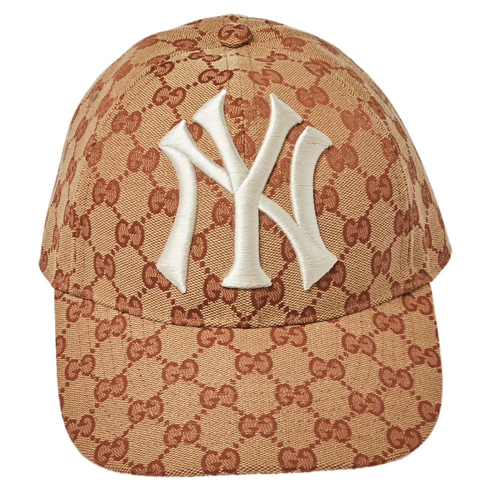 

Gucci Beige Monogram NY Yankees Baseball Cap