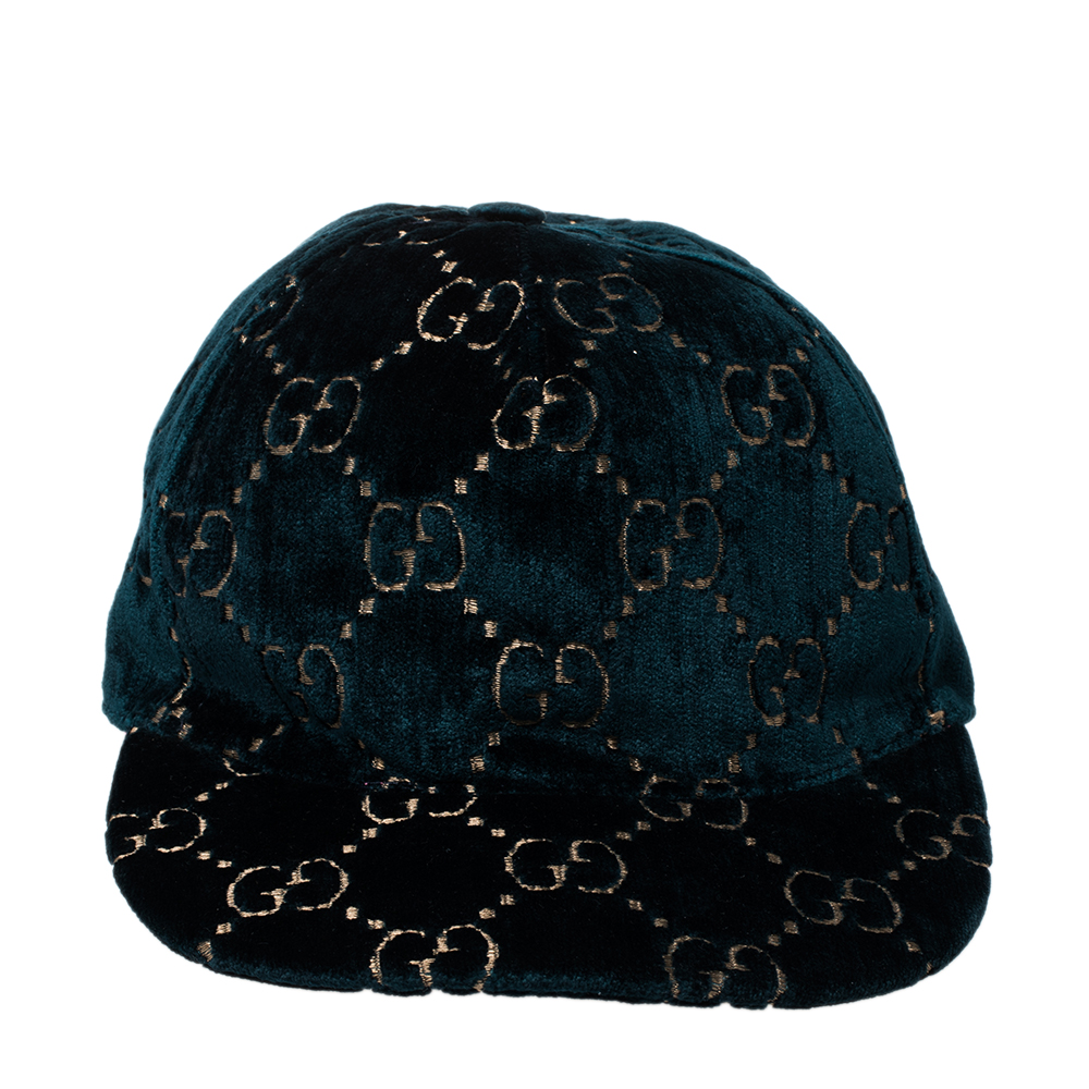 

Gucci Green Velvet GG Baseball Cap