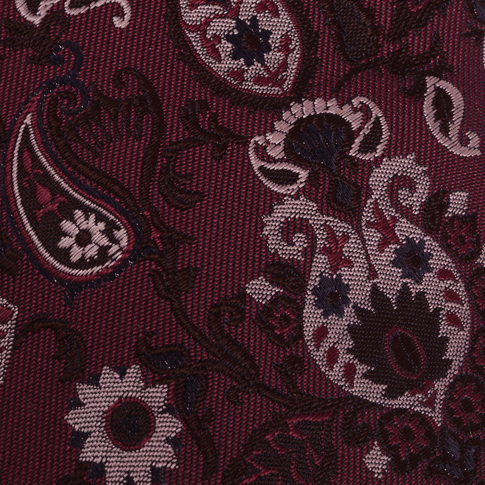 

Gucci Burgundy Paisley Jacquard Silk Tie