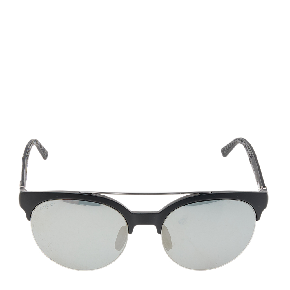 

Gucci Black/Grey Mirrored GG 1069/S Aviator Sunglasses